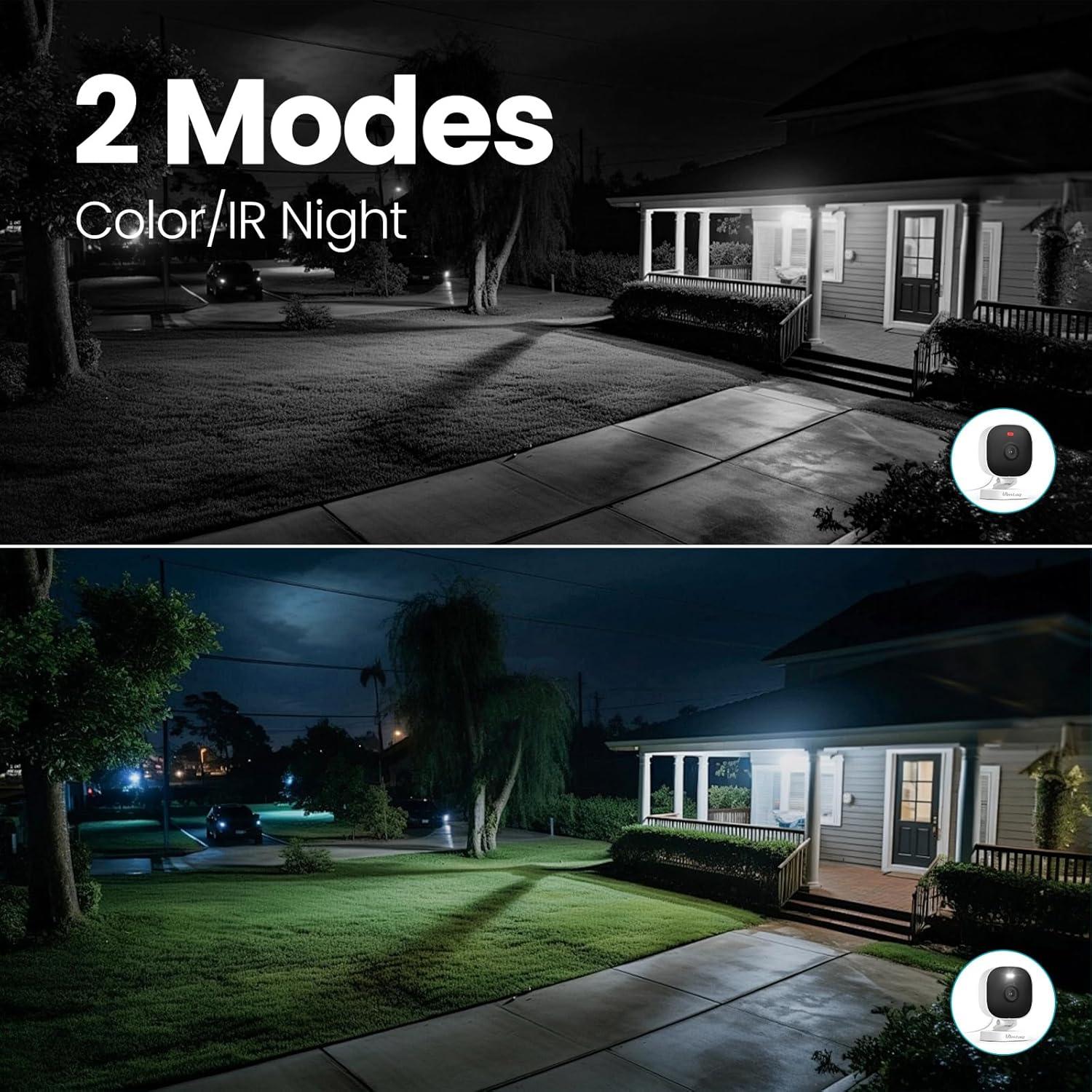 Cámara de Seguridad Vimtag 2.5K WiFi Interior y Exterior