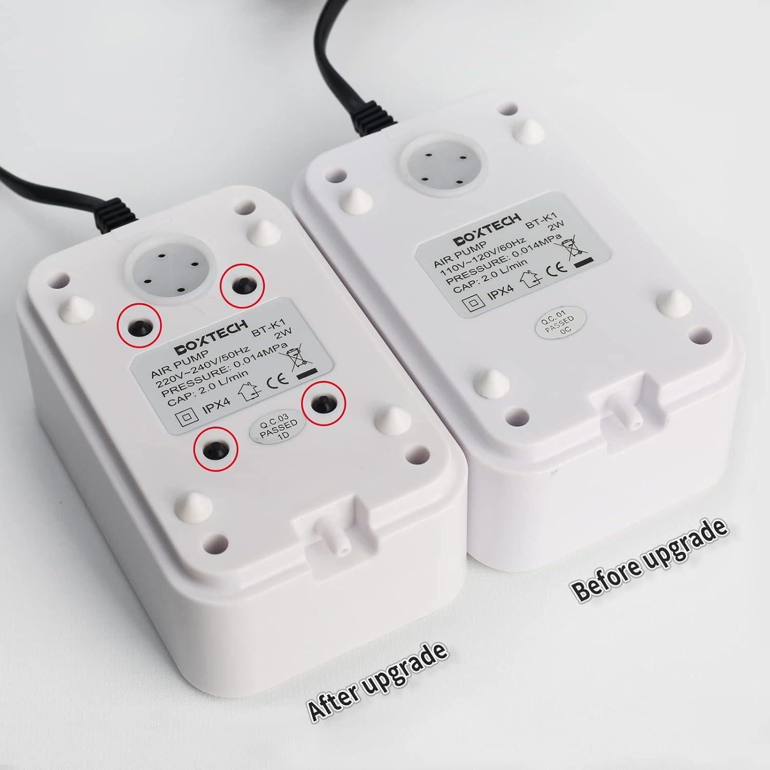 Bomba de Aire Boxtech Ultra Silenciosa 2W para Acuario 11.4-113.6L