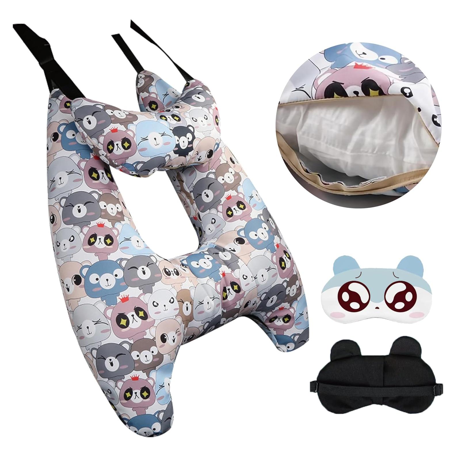 Cojín de Viaje Tumahe Forma de H para Niños y Adultos