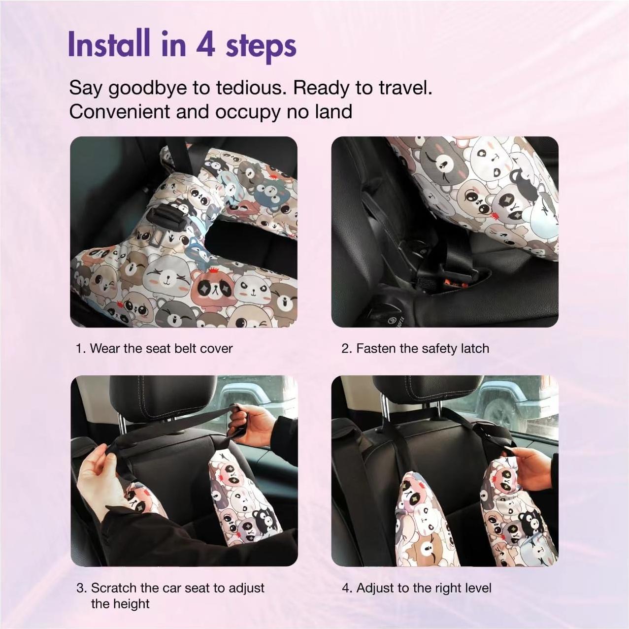 Cojín de Viaje Tumahe Forma de H para Niños y Adultos