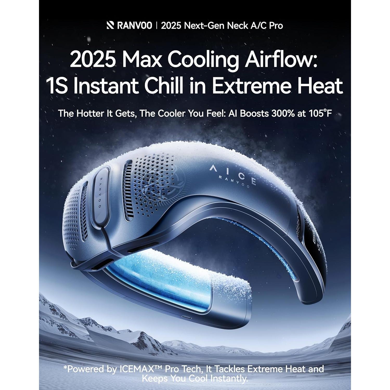 Aire Acondicionado de Cuello RANVOO AICE LITE Plus 2025 Azul