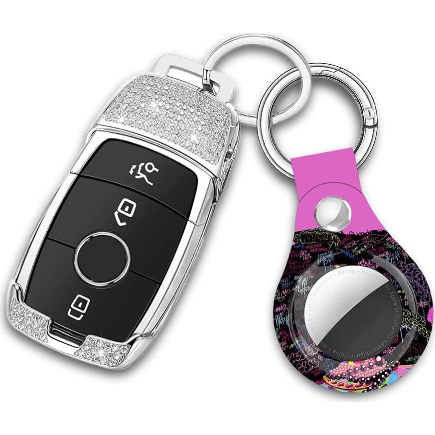 Funda protectora para Airtags Wonjury - Chica Negra, anti rayones