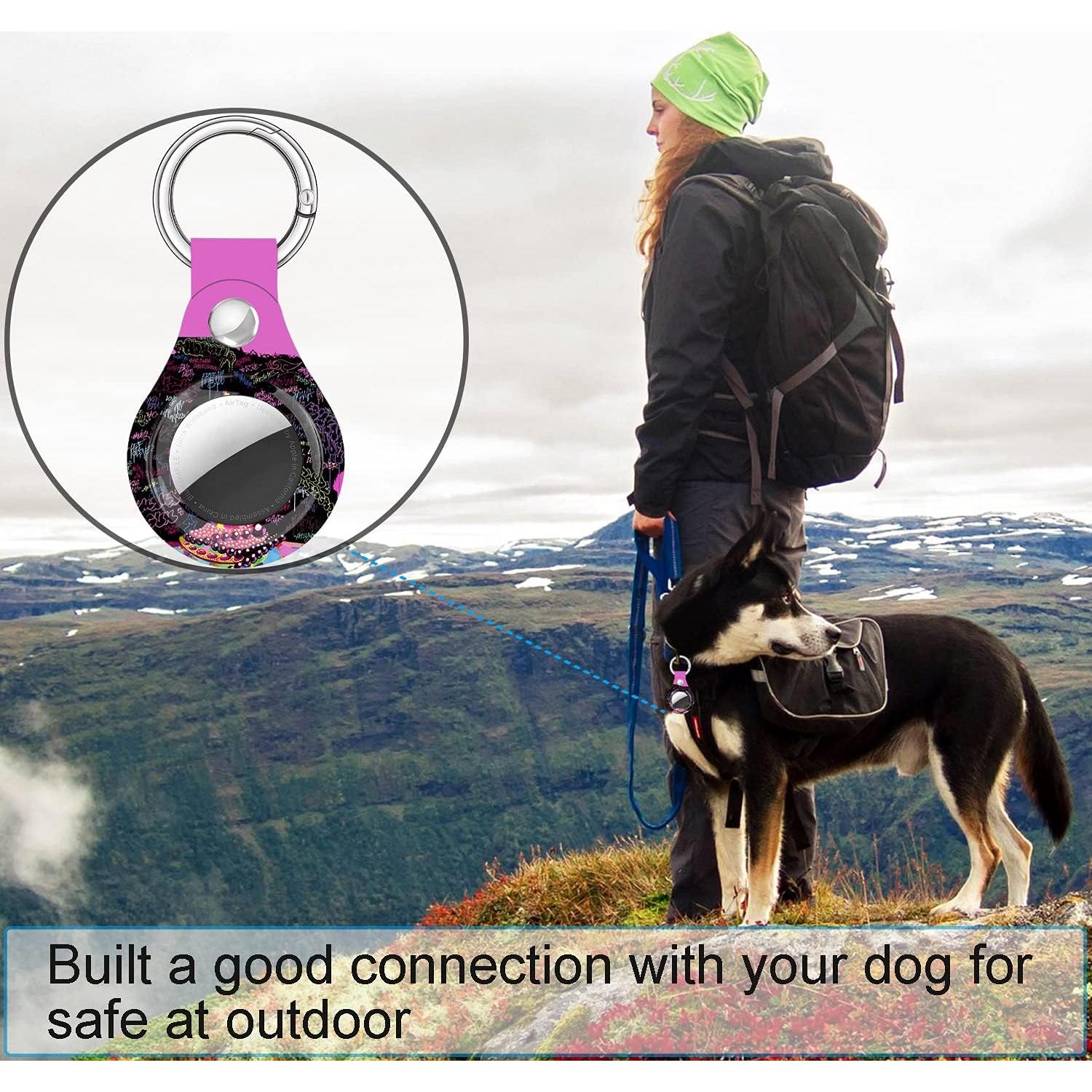 Funda protectora para Airtags Wonjury - Chica Negra, anti rayones