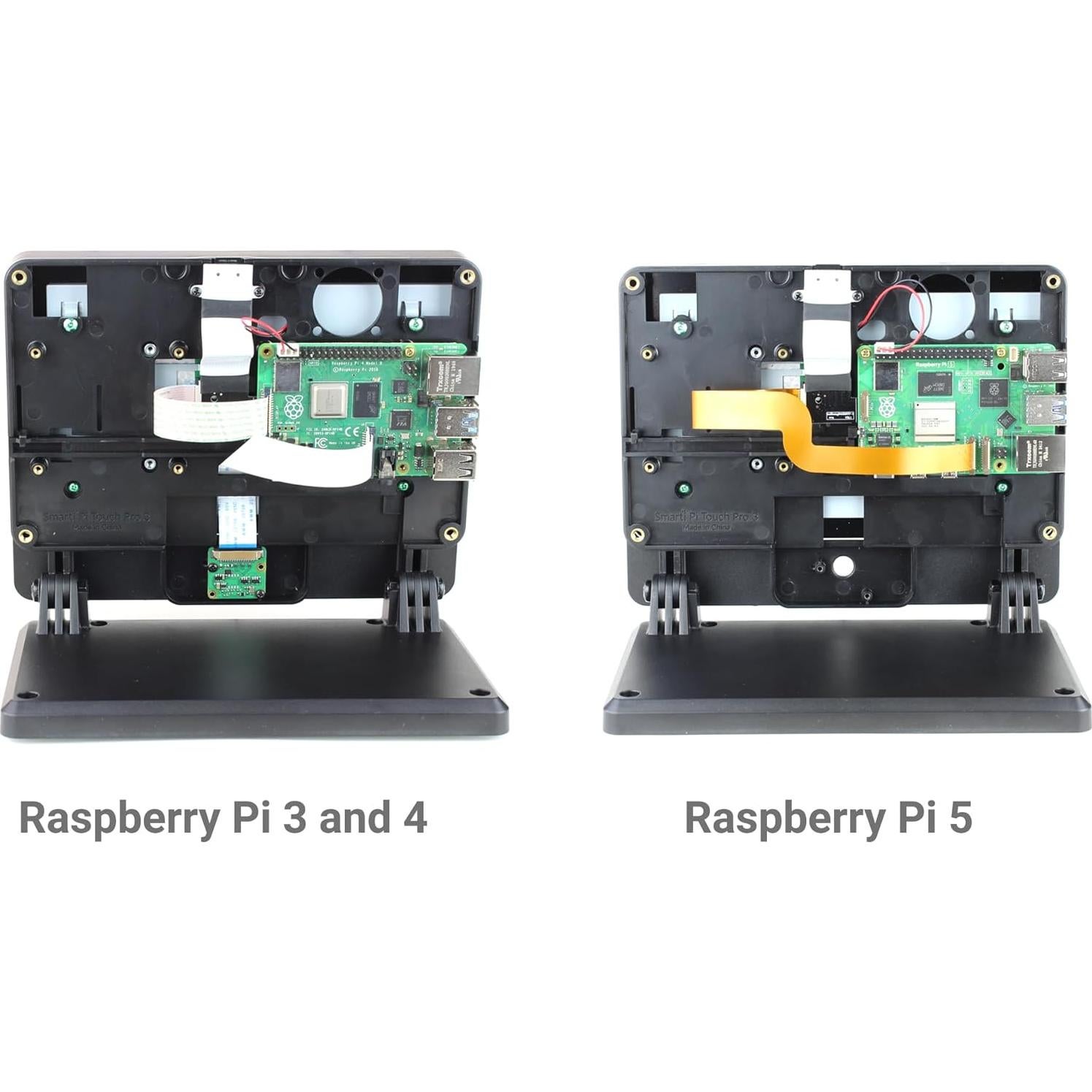Carcasa SmartiPi Touch Pro 3 para Raspberry Pi - Negro