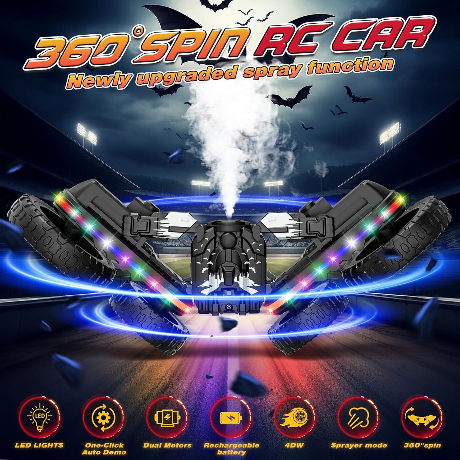Coche RC Todo Terreno Jimdella 4WD 360° Acrobacias LED