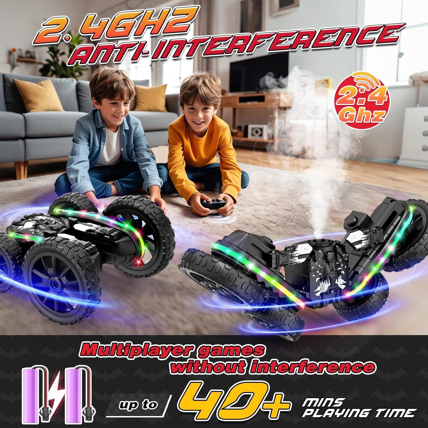 Coche RC Todo Terreno Jimdella 4WD 360° Acrobacias LED