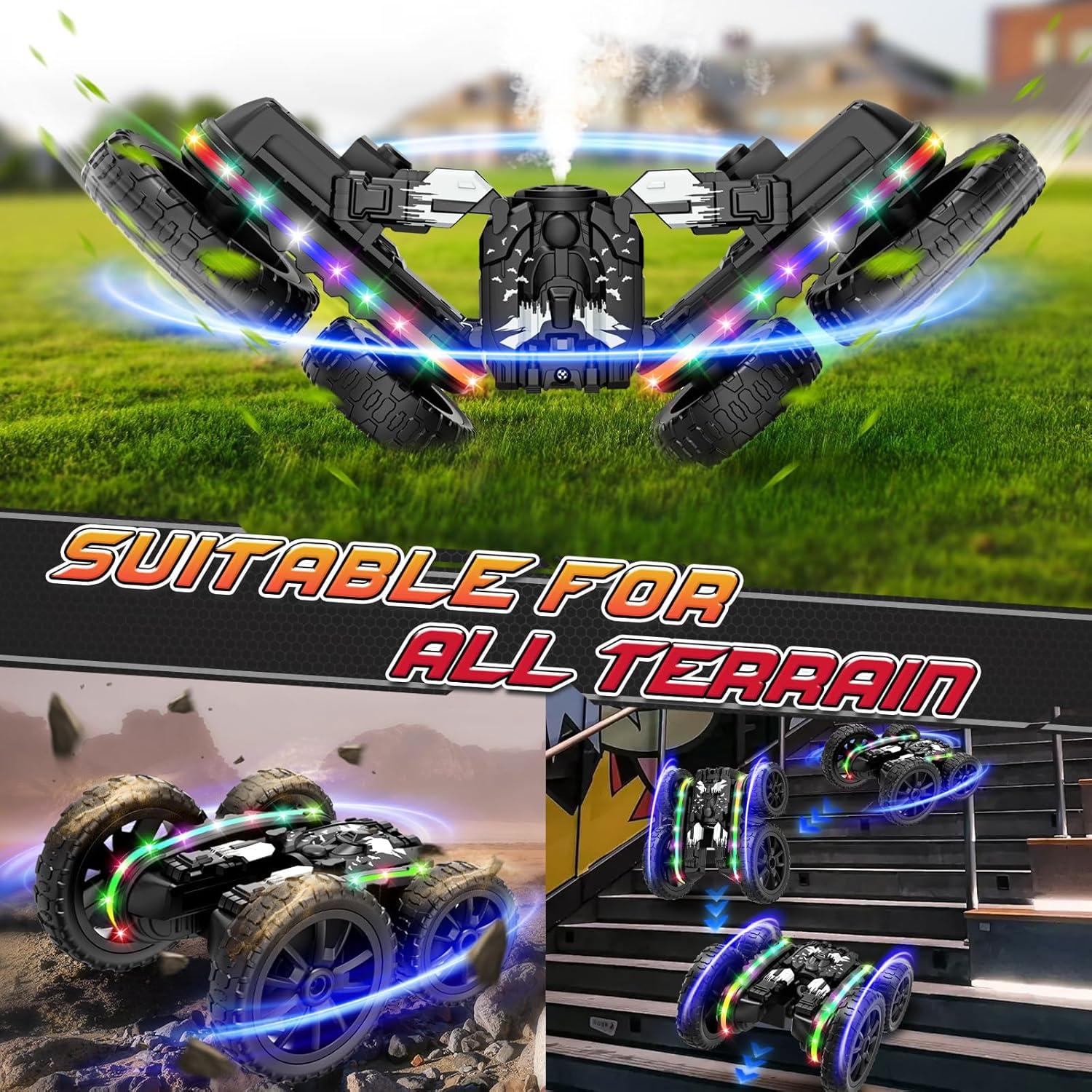 Coche RC Todo Terreno Jimdella 4WD 360° Acrobacias LED