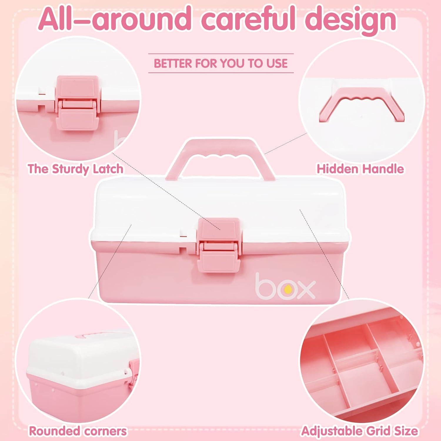 Caja de Almacenamiento TERGOO 3 Capas 30,48x17,78x15,24 cm