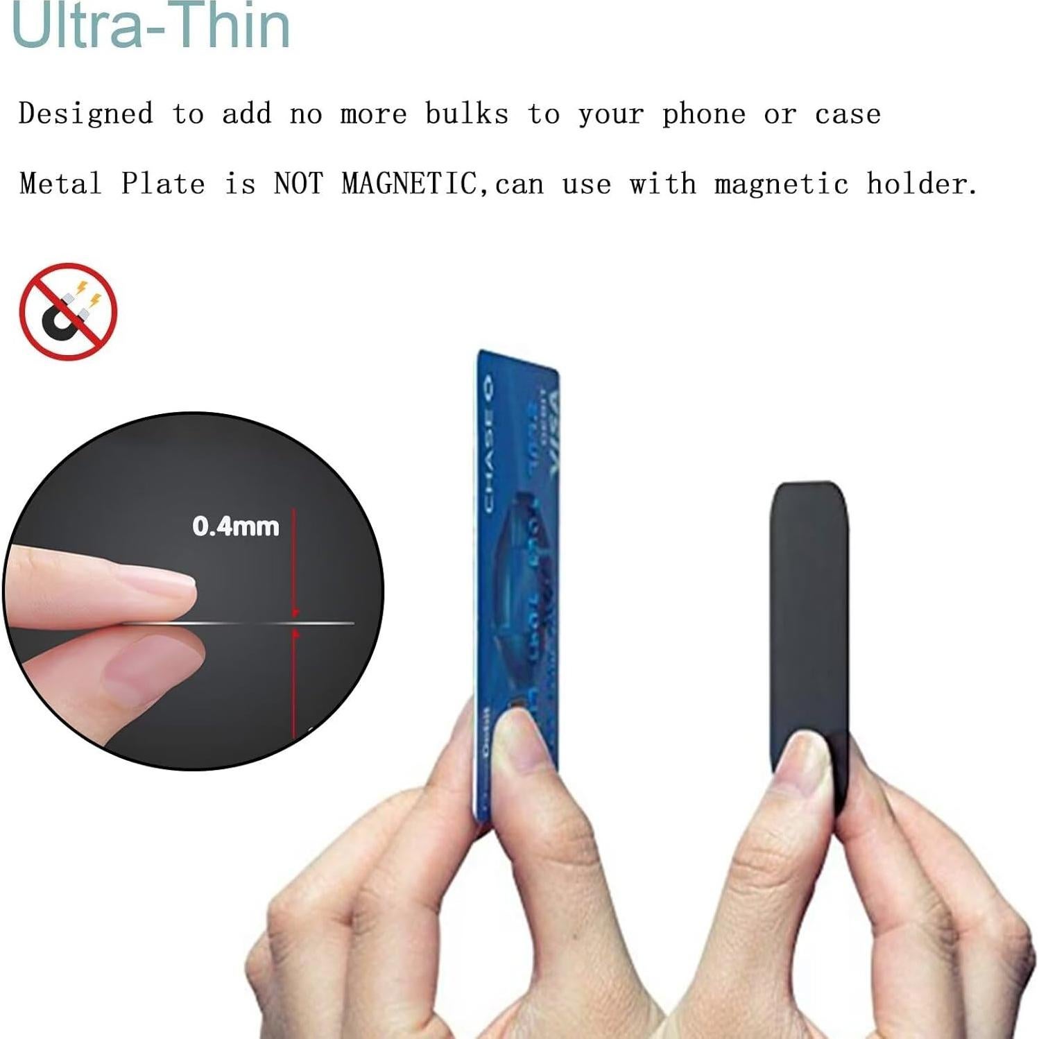 Placas Metálicas Adhesivas Pau1Hami1ton S-07N 4 Pcs