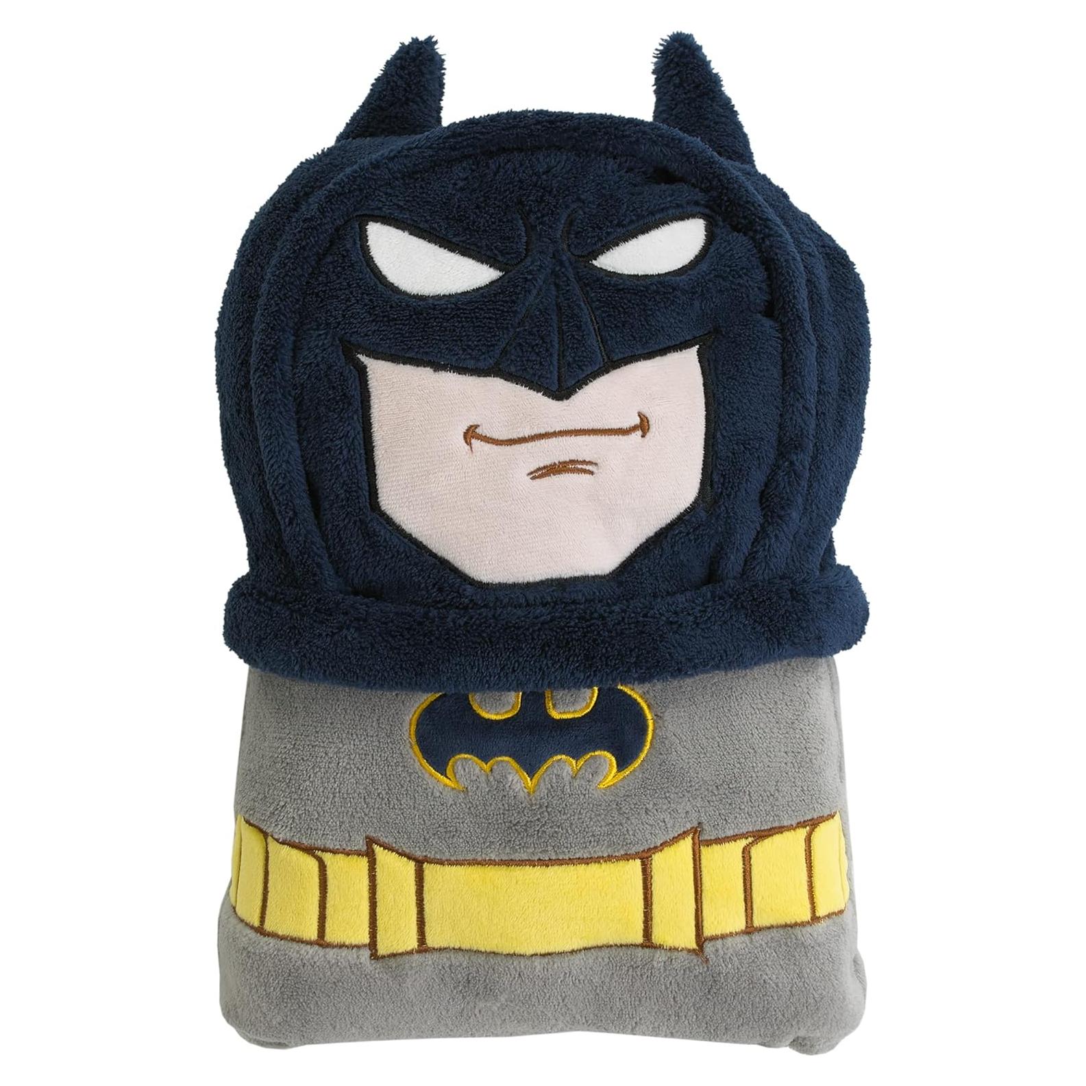 Manta de Personaje Batman NoJo 76x102 cm Azul Marino