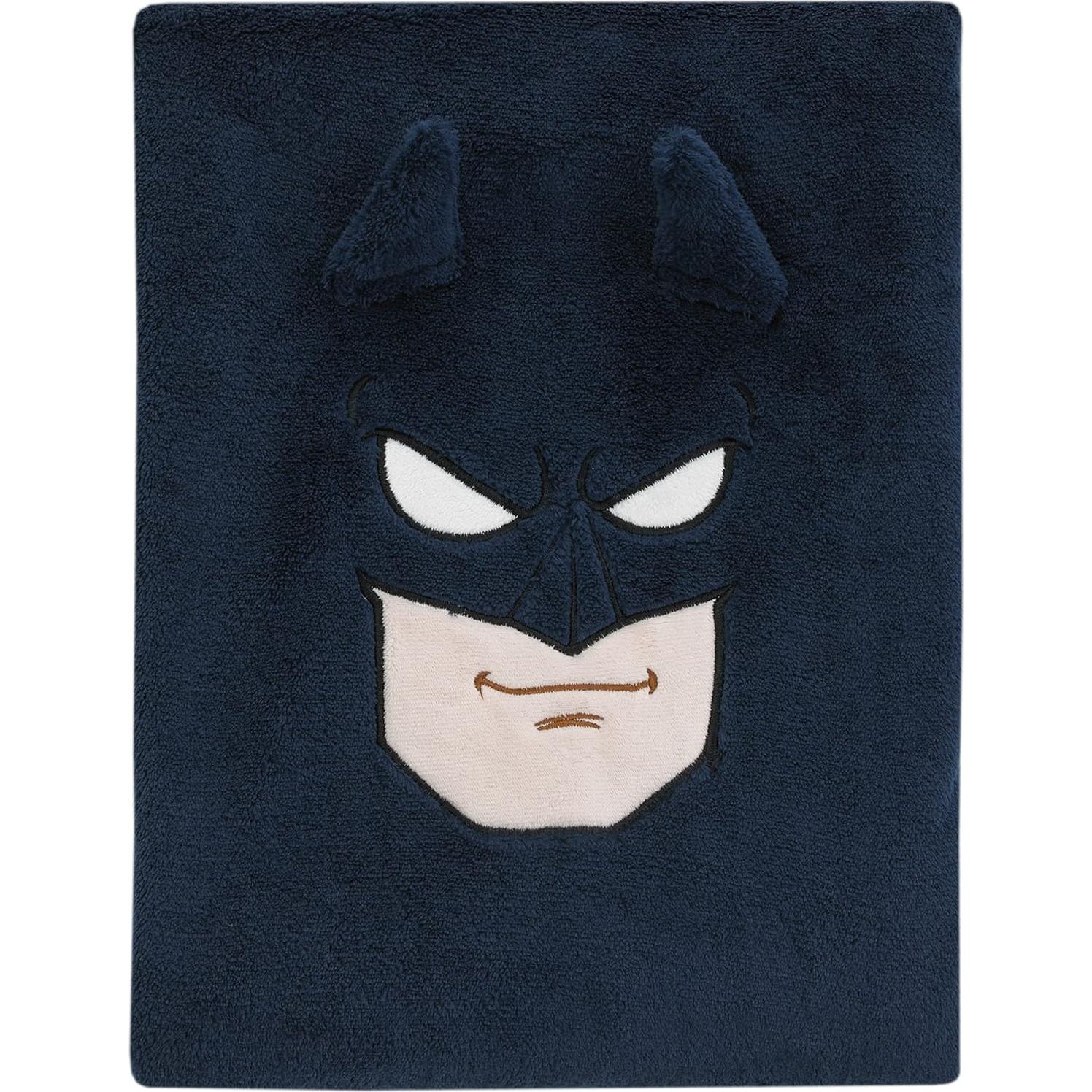 Manta de Personaje Batman NoJo 76x102 cm Azul Marino