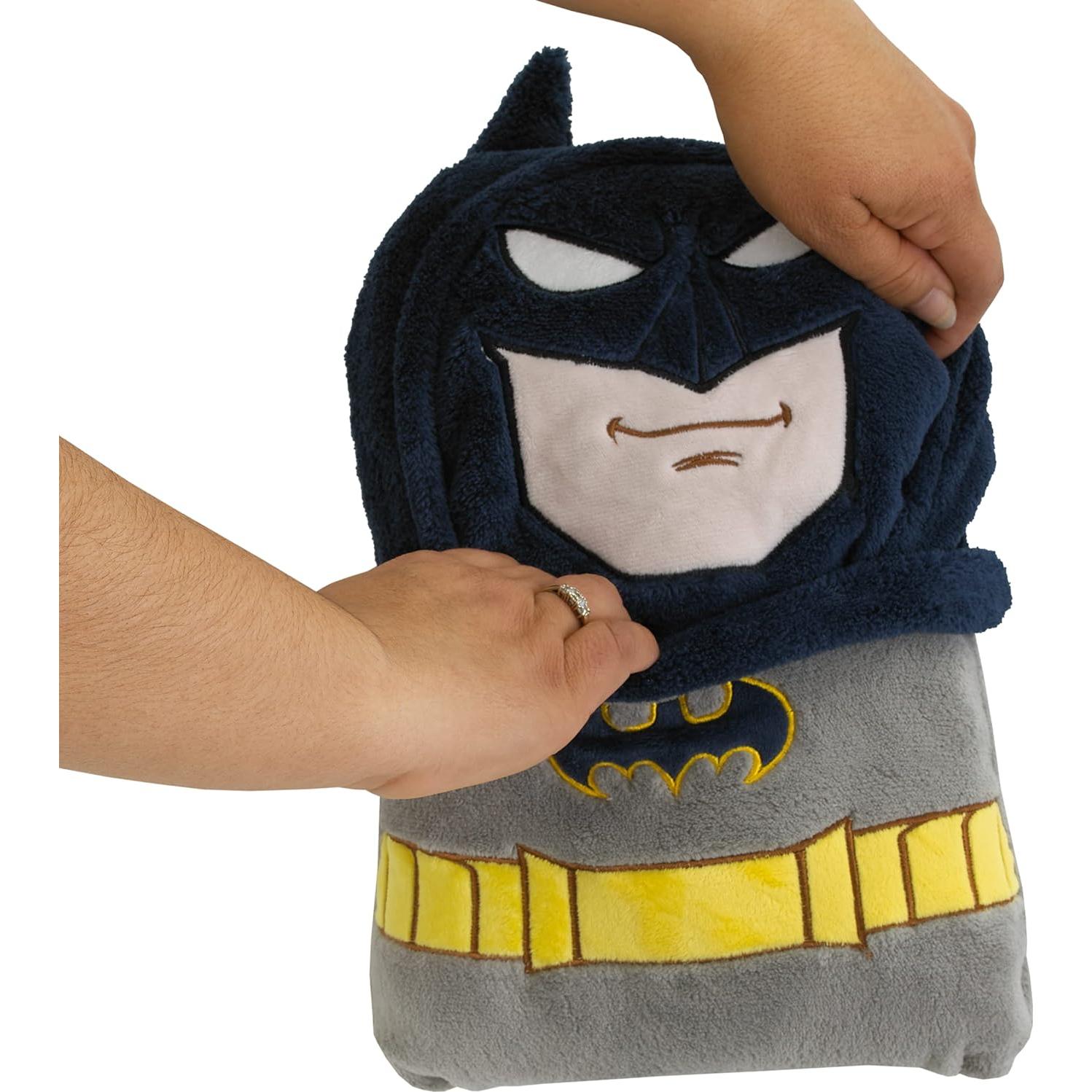 Manta de Personaje Batman NoJo 76x102 cm Azul Marino
