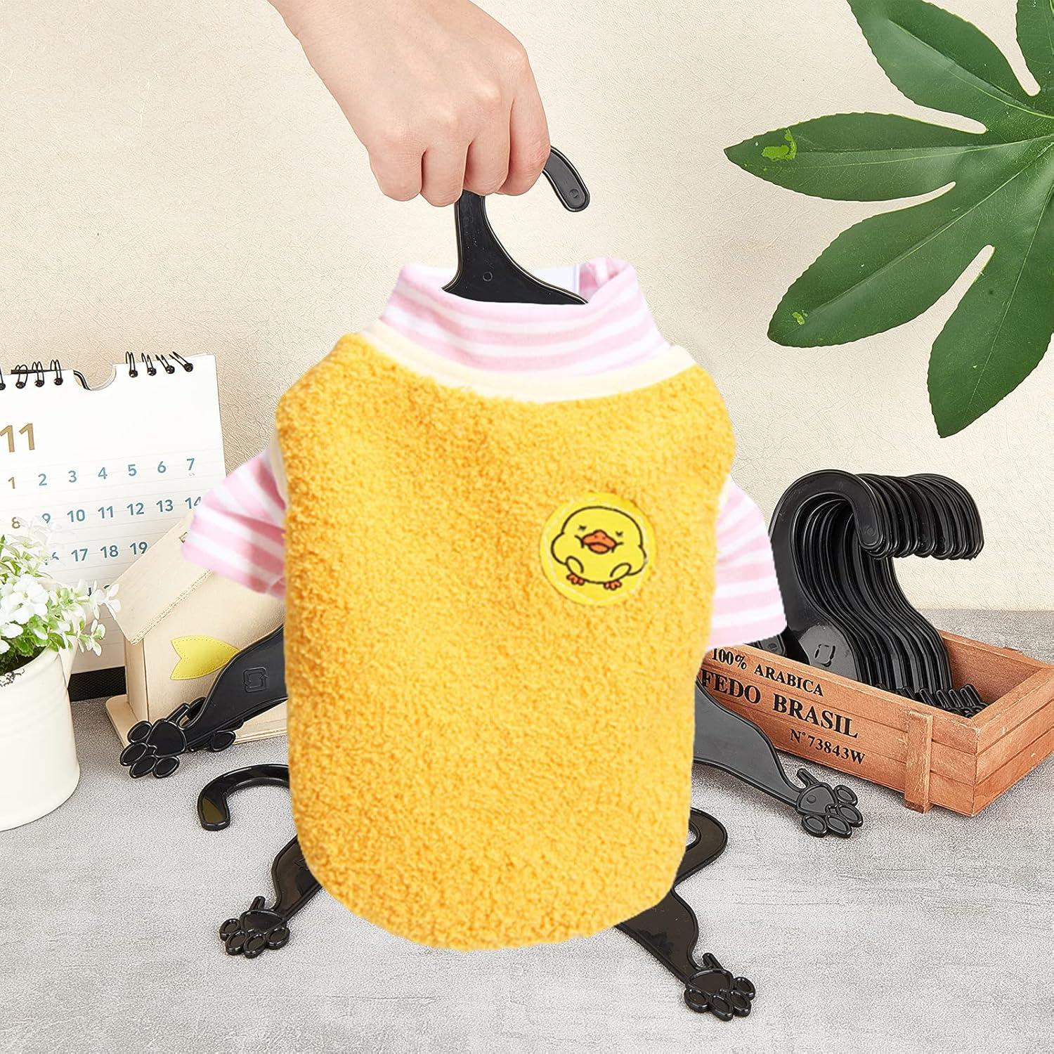 Perchas para Ropa de Mascotas AHANDMAKER 20 Piezas Diseño Huella