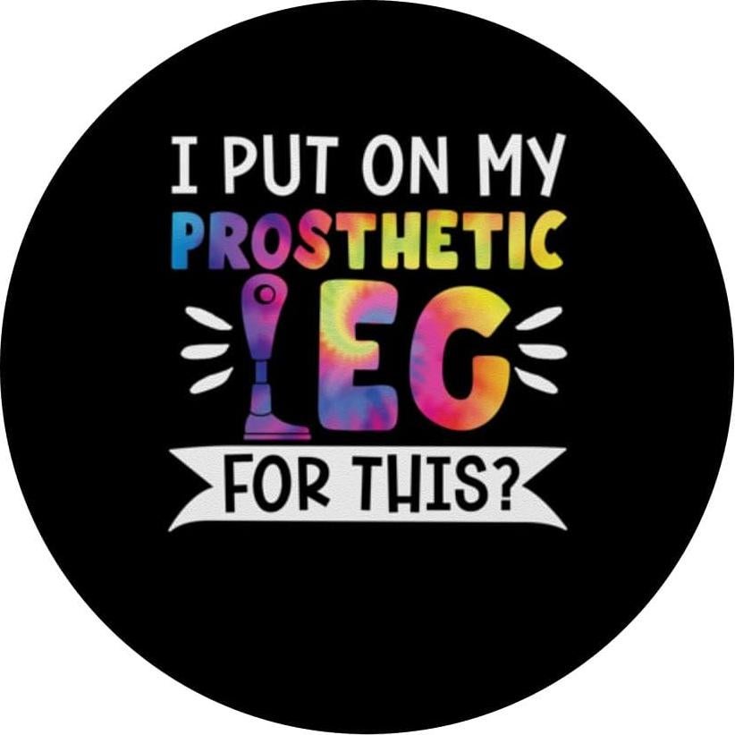 PopSockets Adhesivo PopGrip Prótese de Pierna Humorística