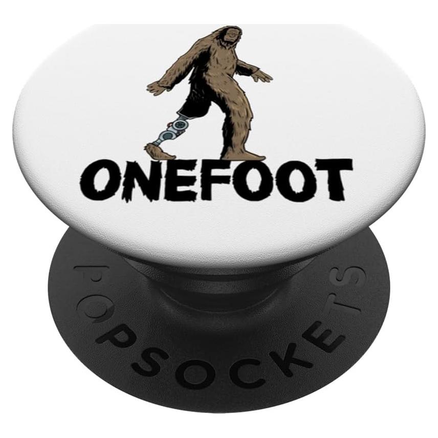 PopSockets Adhesivo PopGrip Bigfoot Broma Amputado Pierna