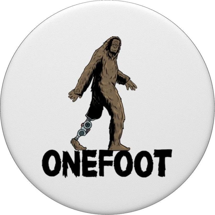 PopSockets Adhesivo PopGrip Bigfoot Broma Amputado Pierna