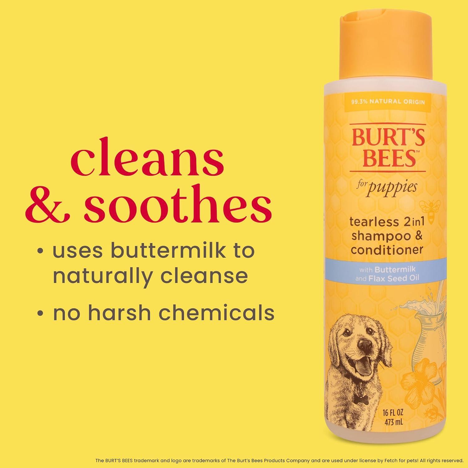 Champú y Acondicionador 2 en 1 Burt's Bees para Cachorros 473 ml