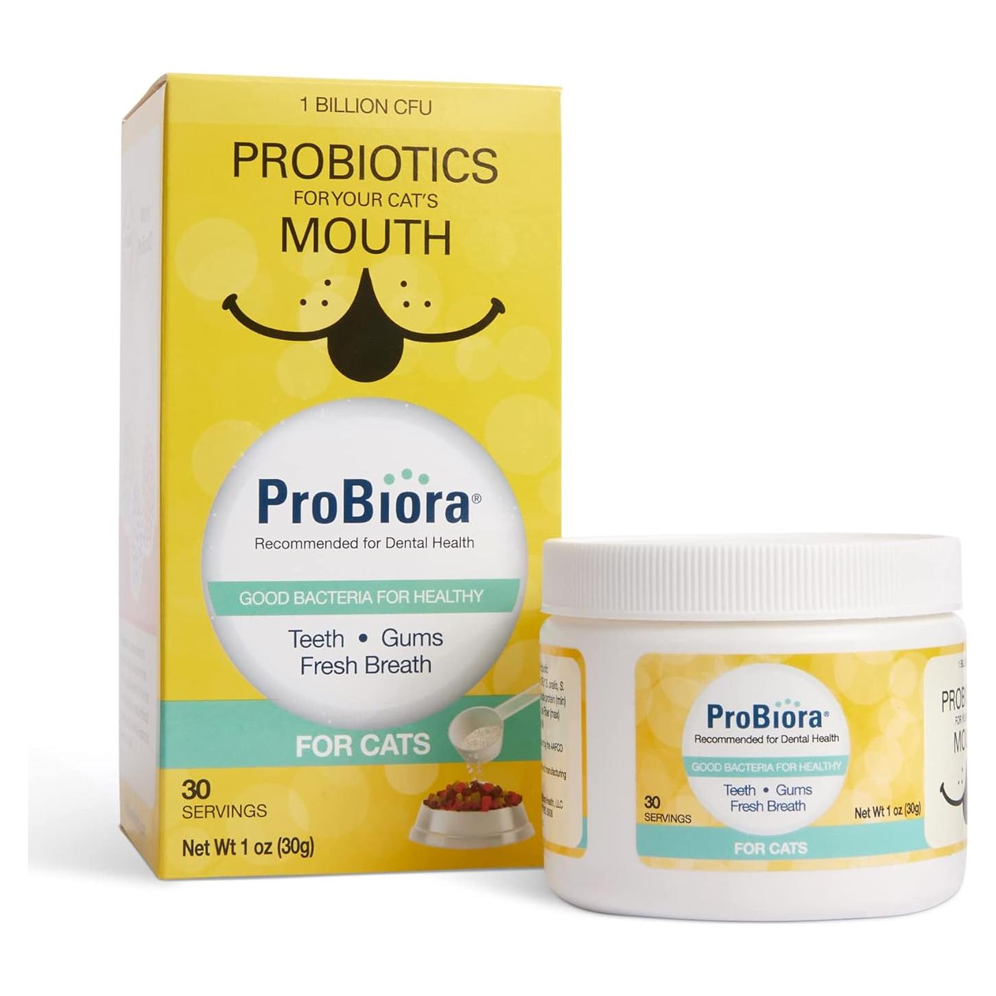 ProBiora para Gatos | Suplemento Probiótico Oral | 30 Porciones