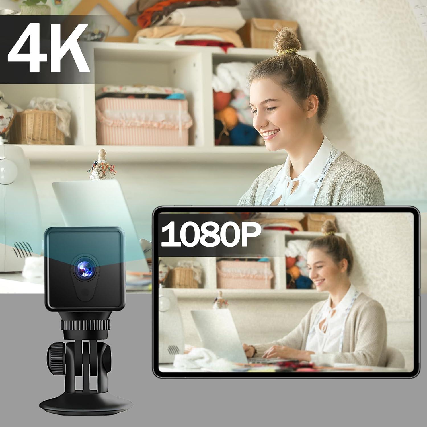 Cámara Mini 4K Inalámbrica WiFi Shaopao F11T Seguridad