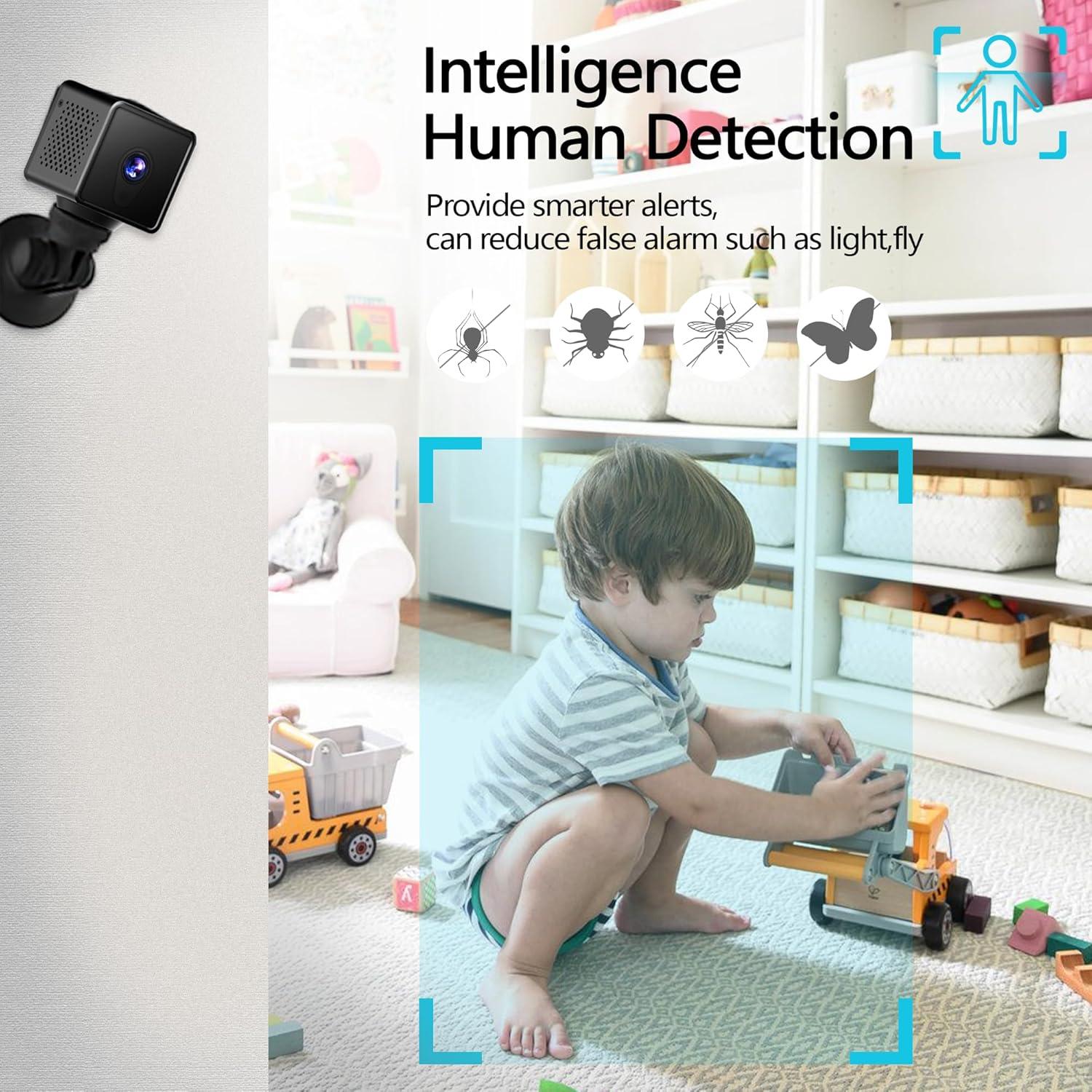 Cámara Mini 4K Inalámbrica WiFi Shaopao F11T Seguridad