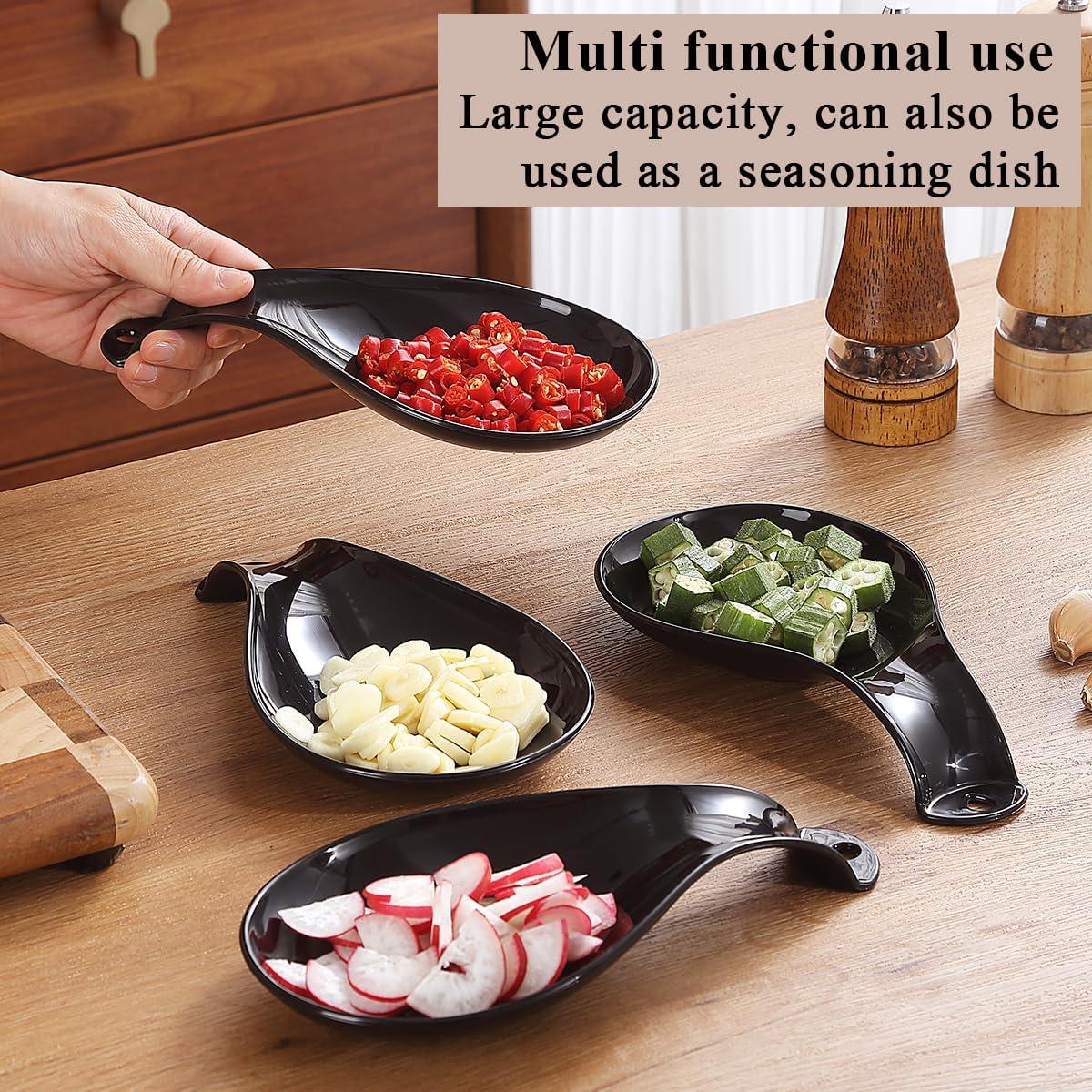 Soporte para Cucharas de Plástico ReaNea 4 Piezas Negro