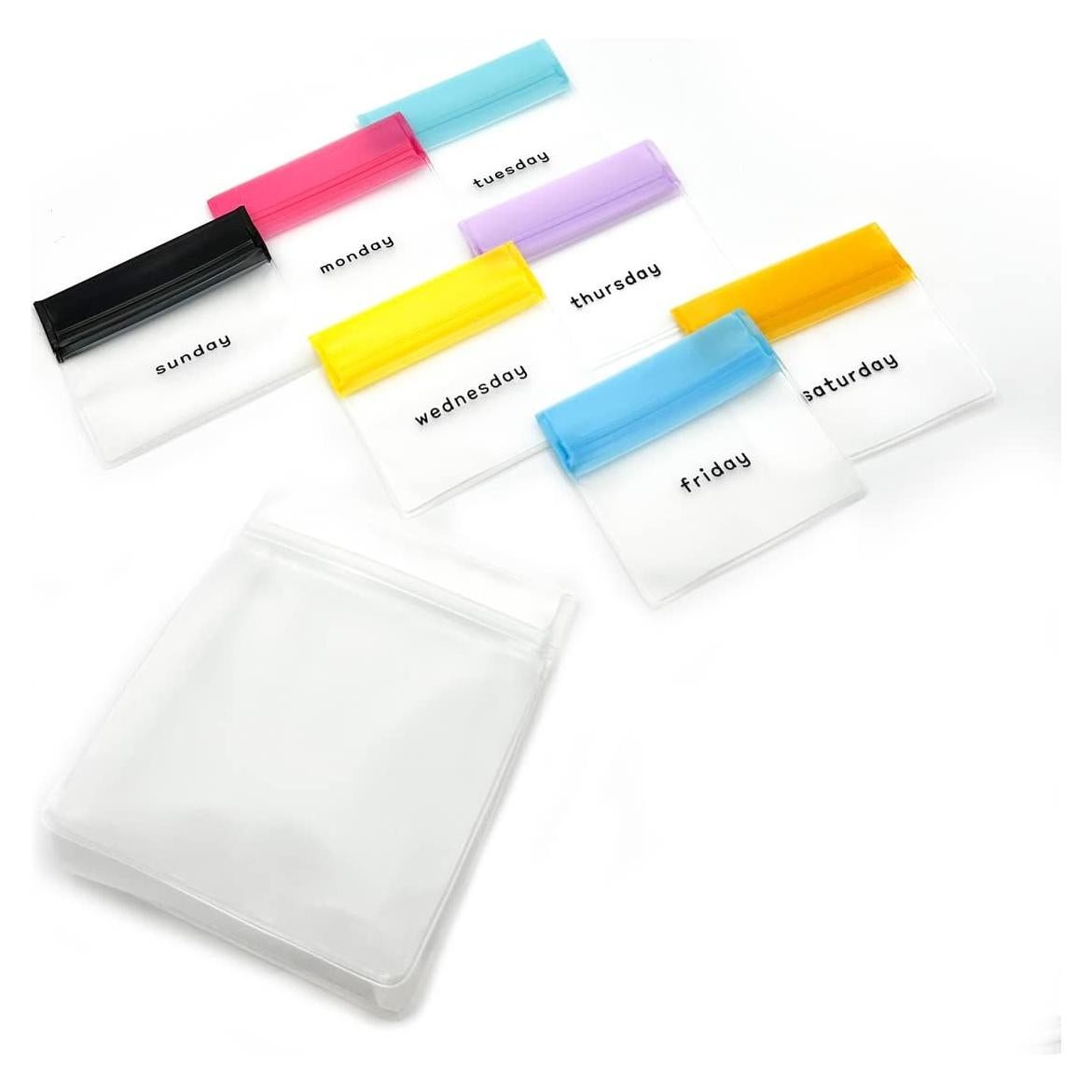 EZY DOSE Juego de Bolsas de Pastillas 7 Días Multiusos