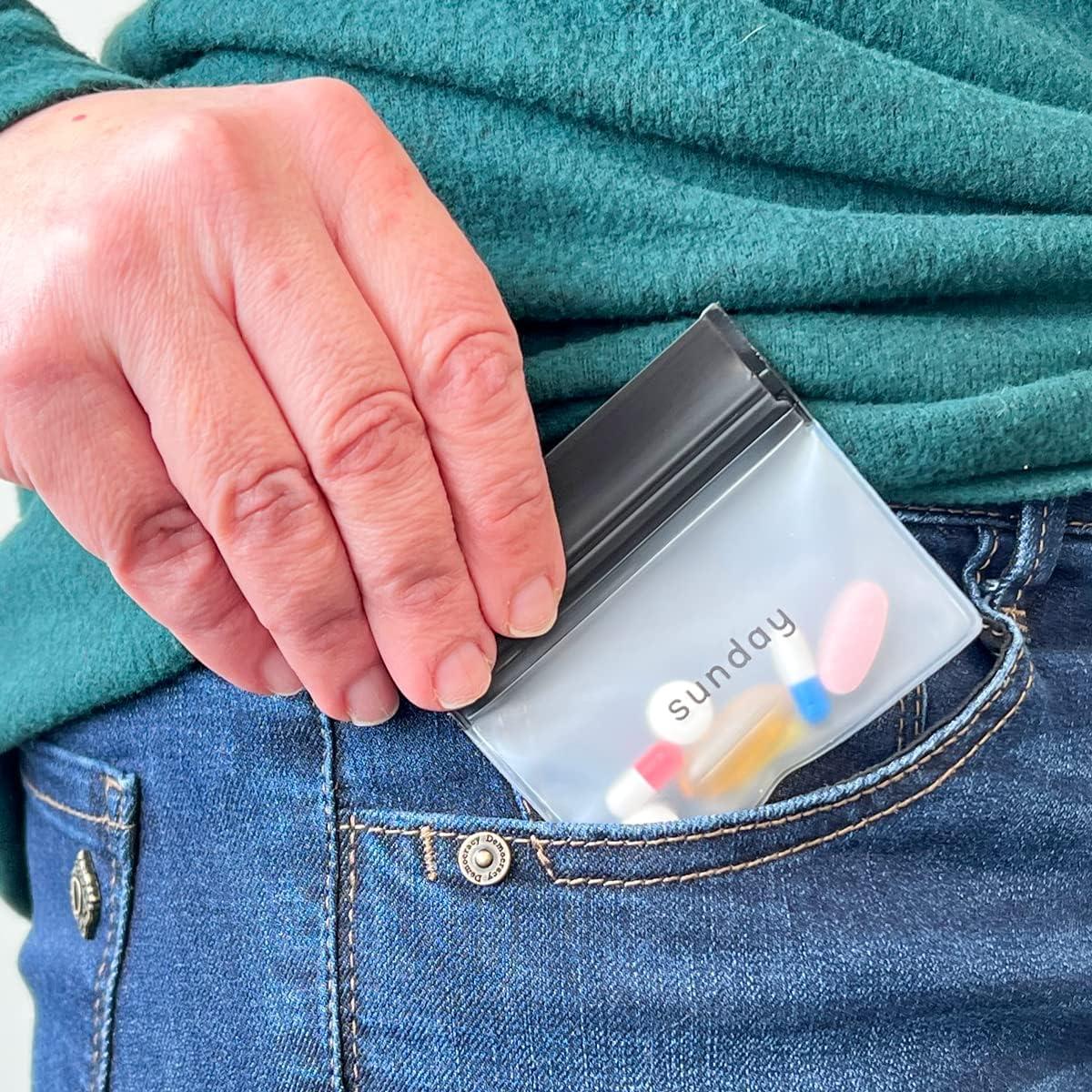 EZY DOSE Juego de Bolsas de Pastillas 7 Días Multiusos