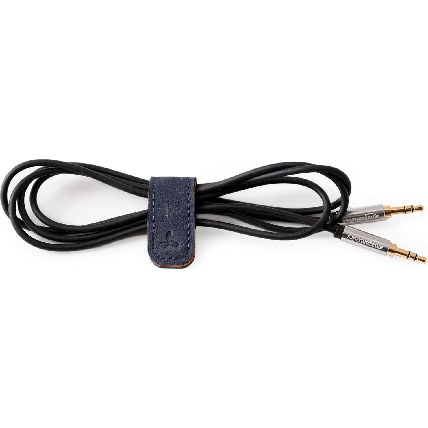 Correas de Cable de Cuero Snakehive - Paquete de 3 Marino