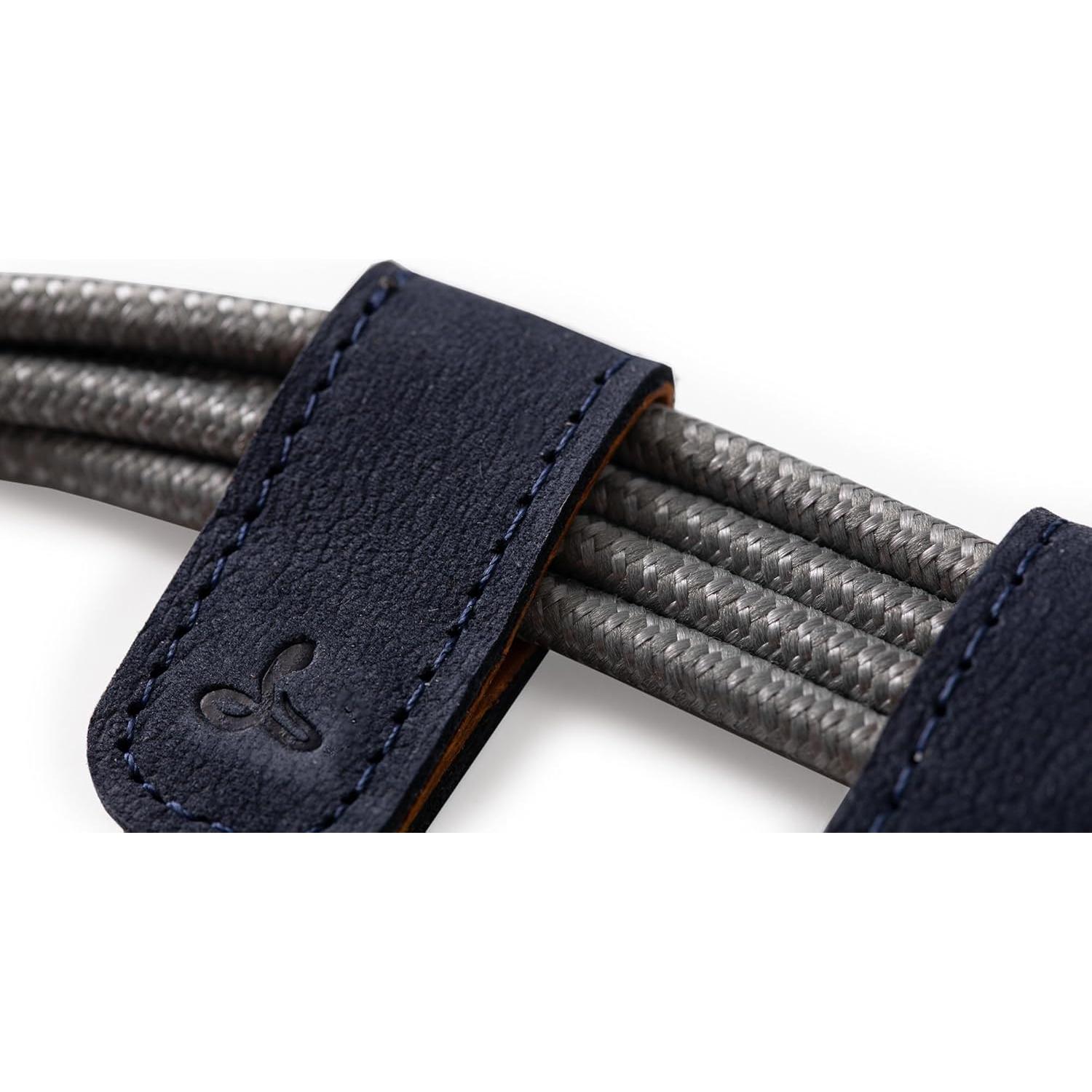 Correas de Cable de Cuero Snakehive - Paquete de 3 Marino