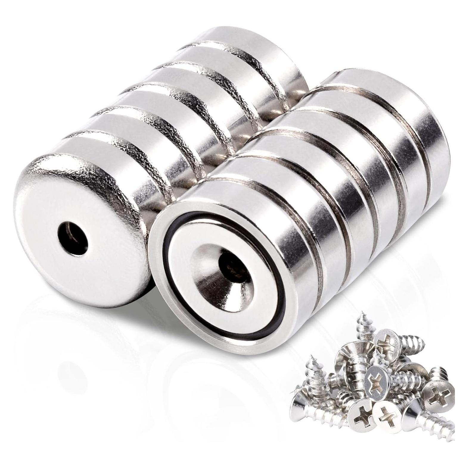 12 Piezas Imán de Neodimio Redondo Keukenket 16x5mm