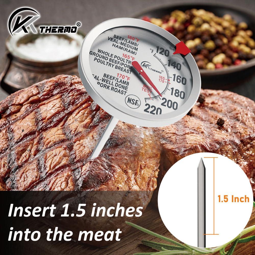 Termómetro de Carne KT THERMO - Lectura Instantánea 6.35 cm