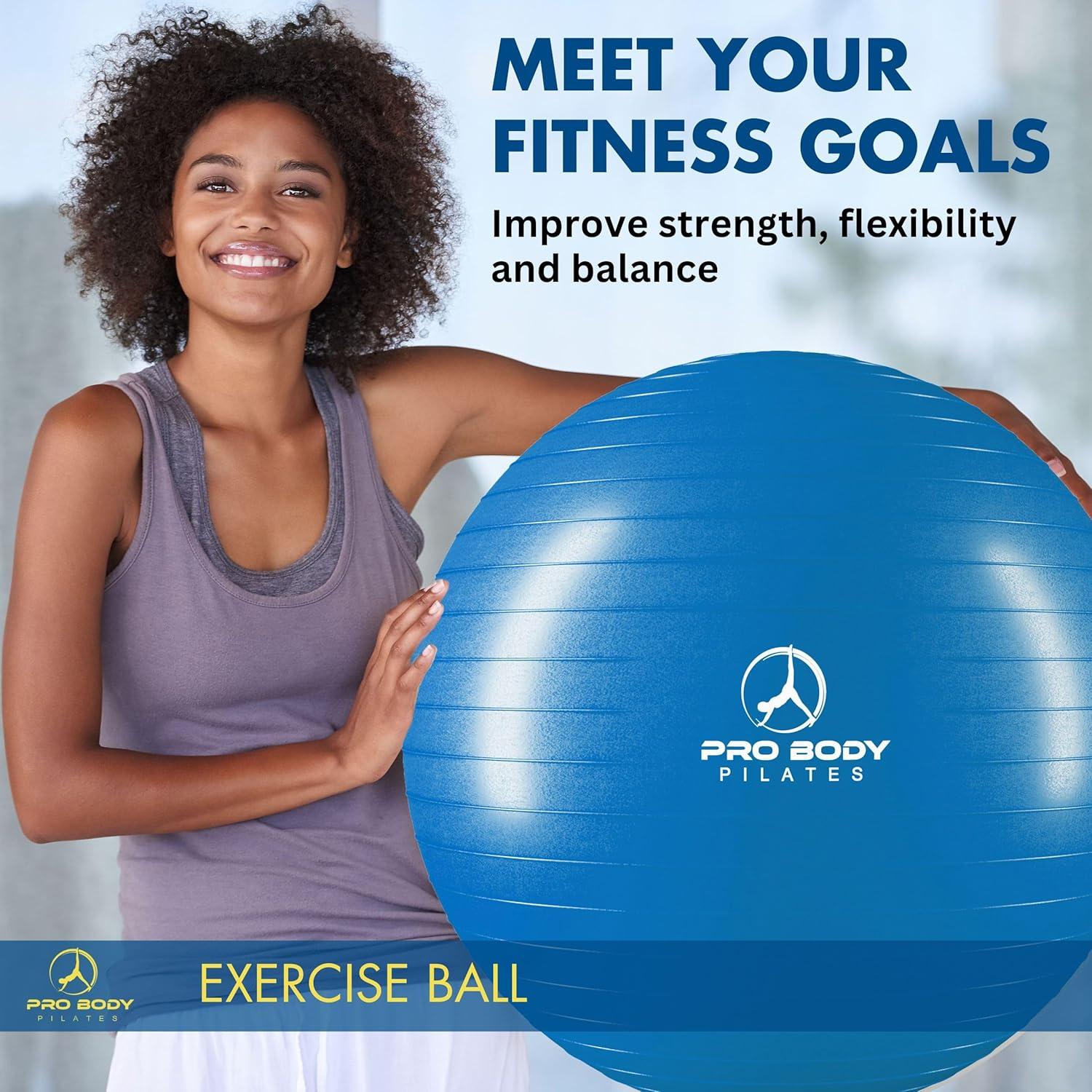 Balón de Ejercicio ProBody Pilates 65 cm Antideslizante