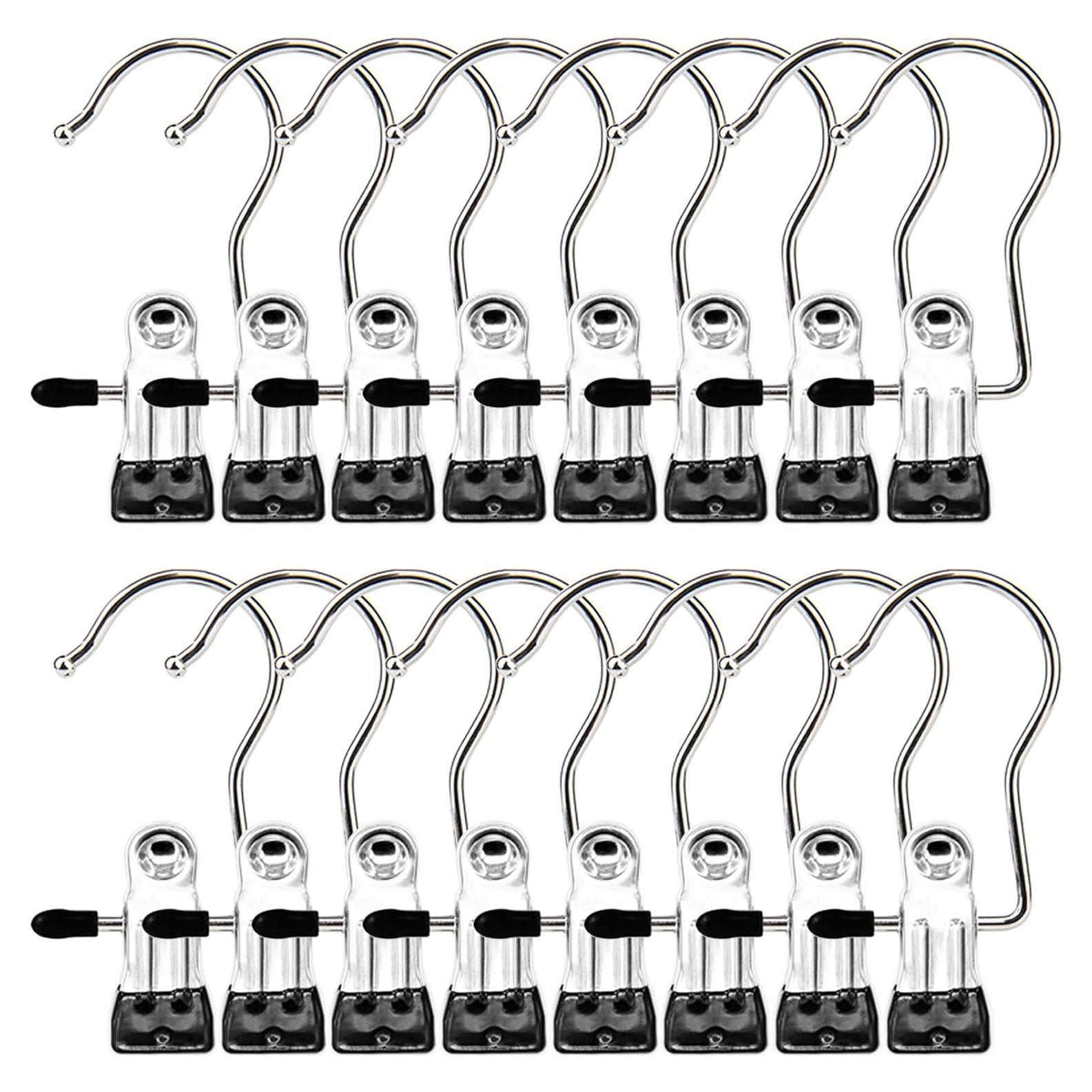 Ganchos para Botas y Ropa MECHEER, Paquete de 16 Clips de Acero Inoxidable