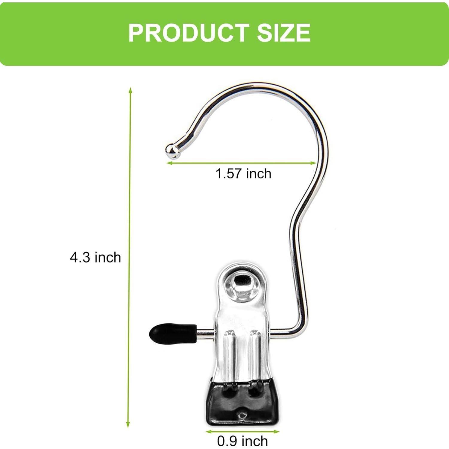 Ganchos para Botas y Ropa MECHEER, Paquete de 16 Clips de Acero Inoxidable