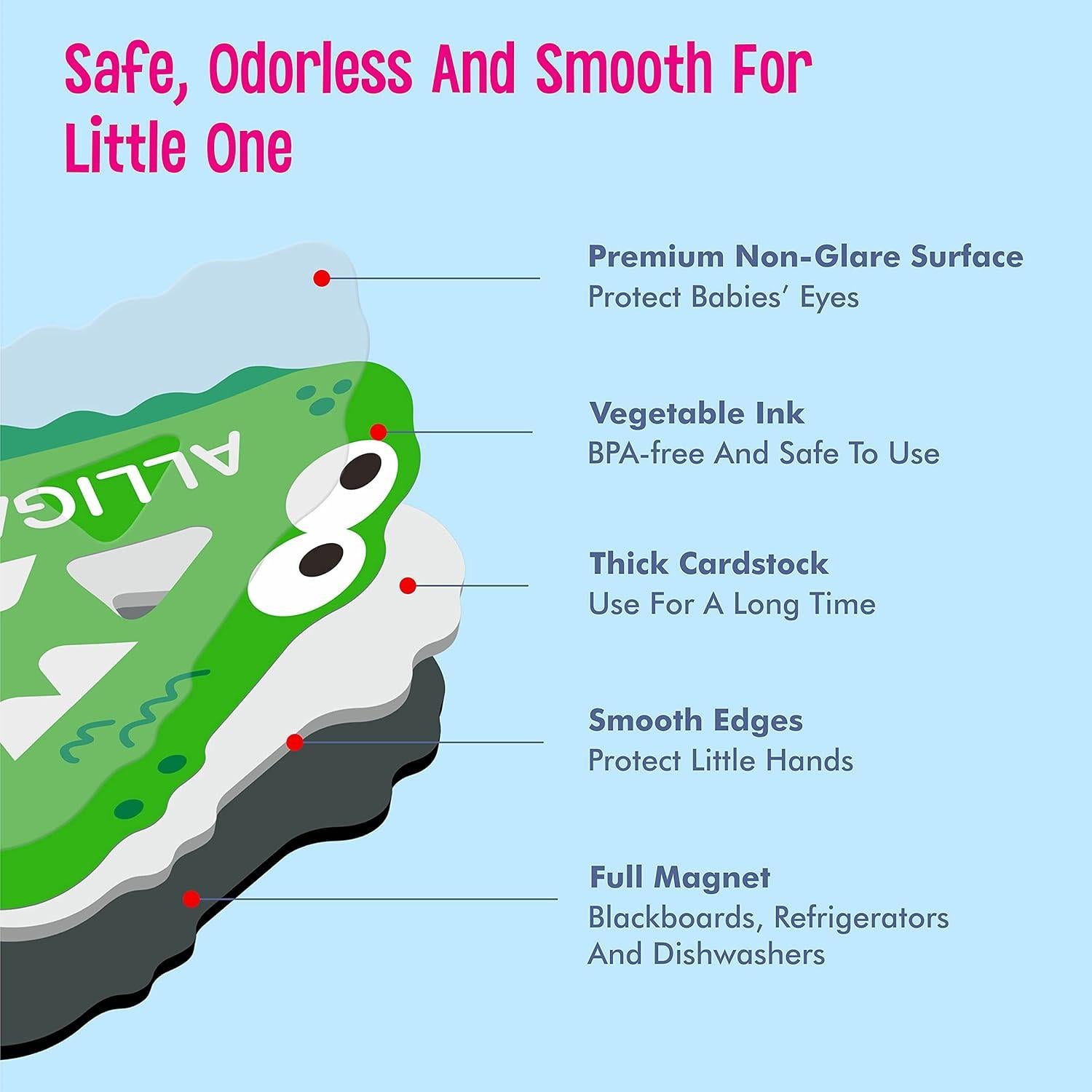 Letras Magnéticas Grandes SpriteGru con Animales Coloridos