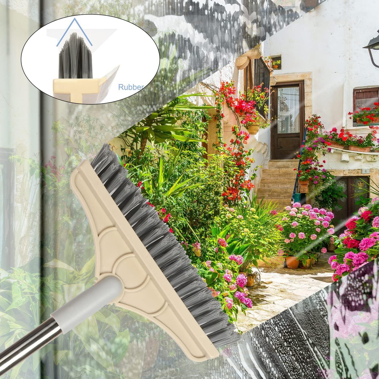 Cepillo de limpieza 2 en 1 CHIRISEN con mango largo 135.89 cm