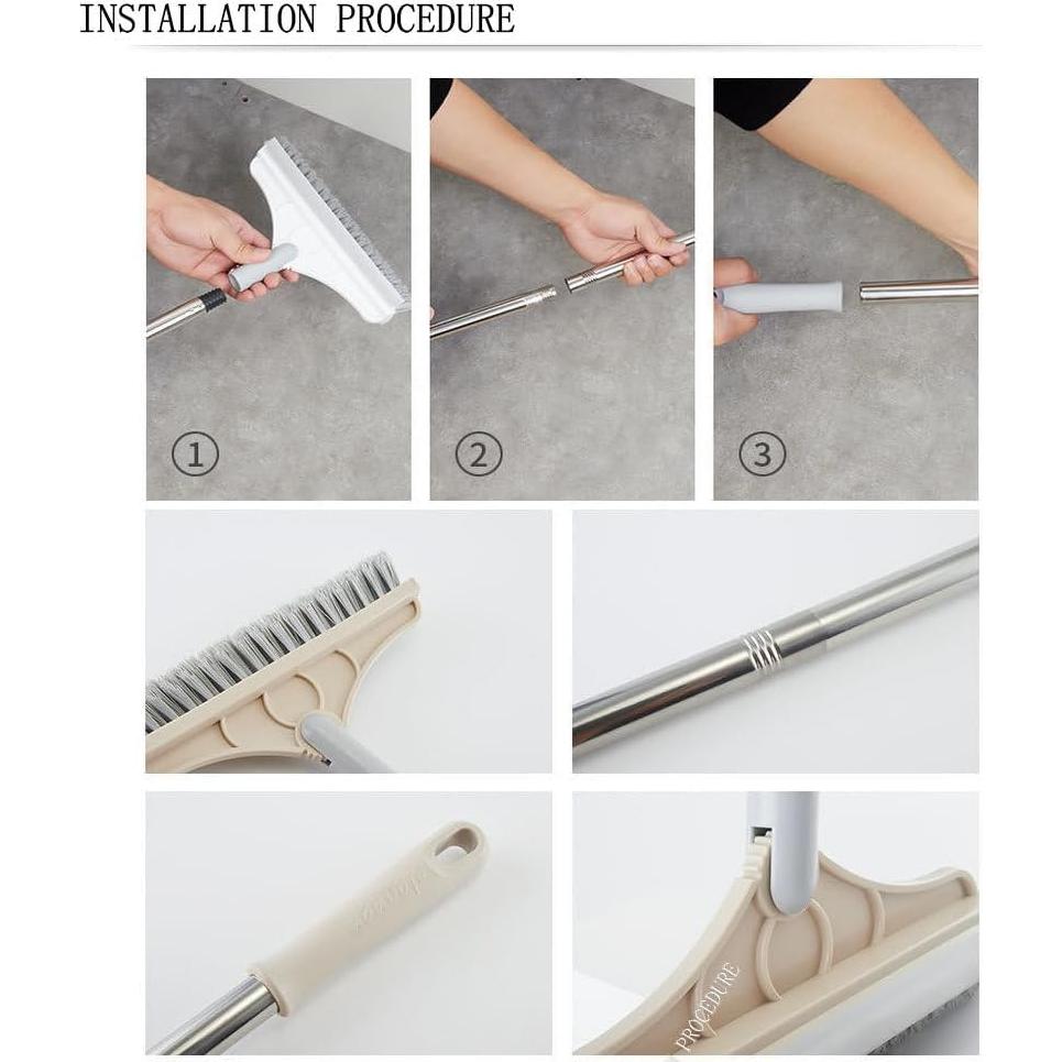 Cepillo de limpieza 2 en 1 CHIRISEN con mango largo 135.89 cm