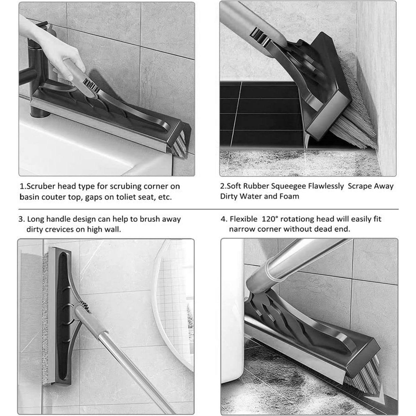 Cepillo de limpieza 2 en 1 CHIRISEN con mango largo 135.89 cm