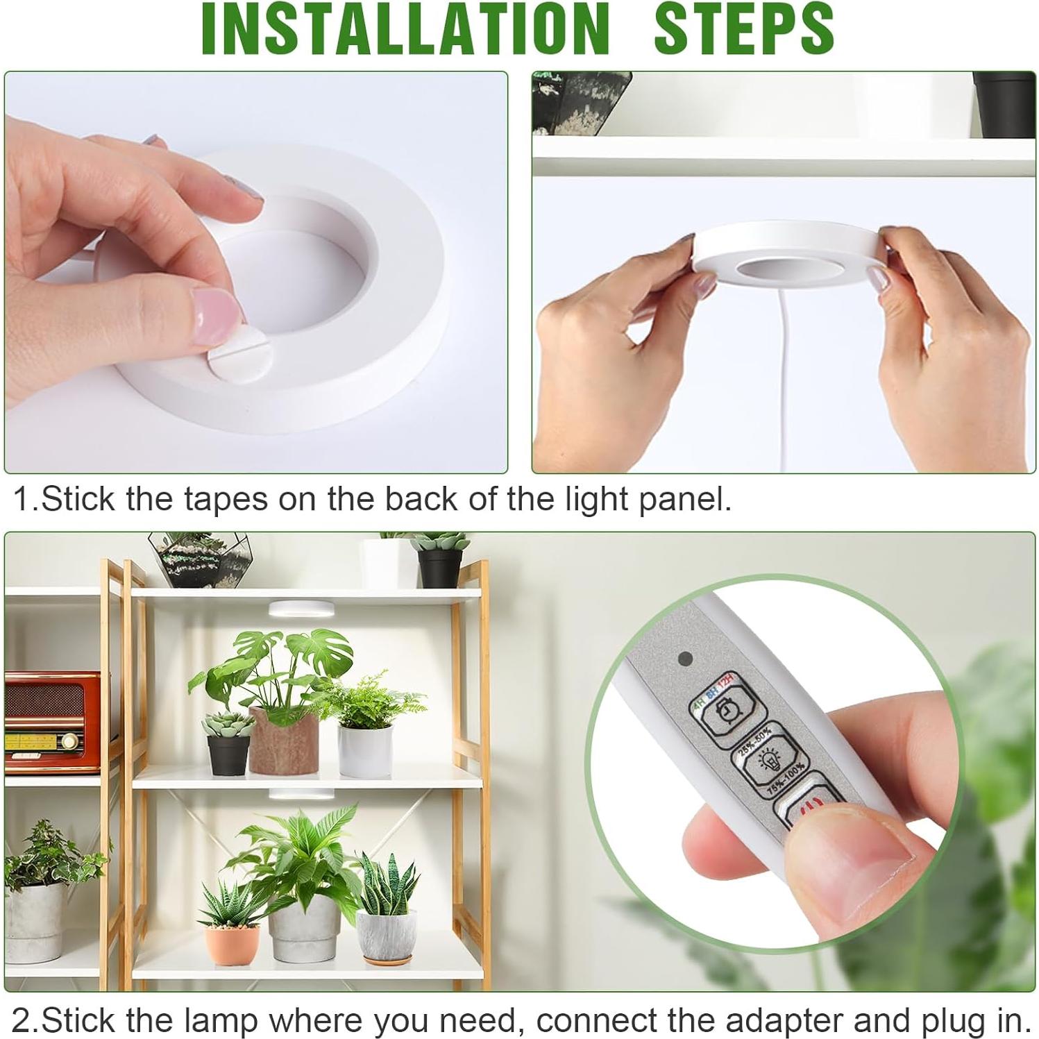 Luz de Crecimiento LORDEM 96 LEDs Espectro Completo 5V