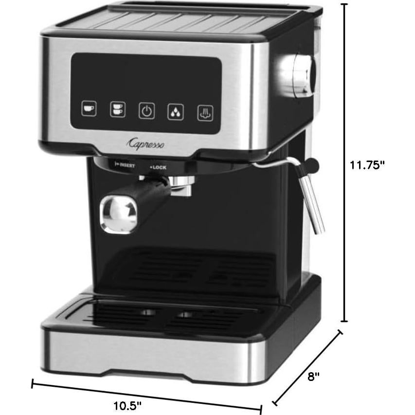 Máquina de Espresso Capresso Cafés TS 1.42L Pantalla Táctil