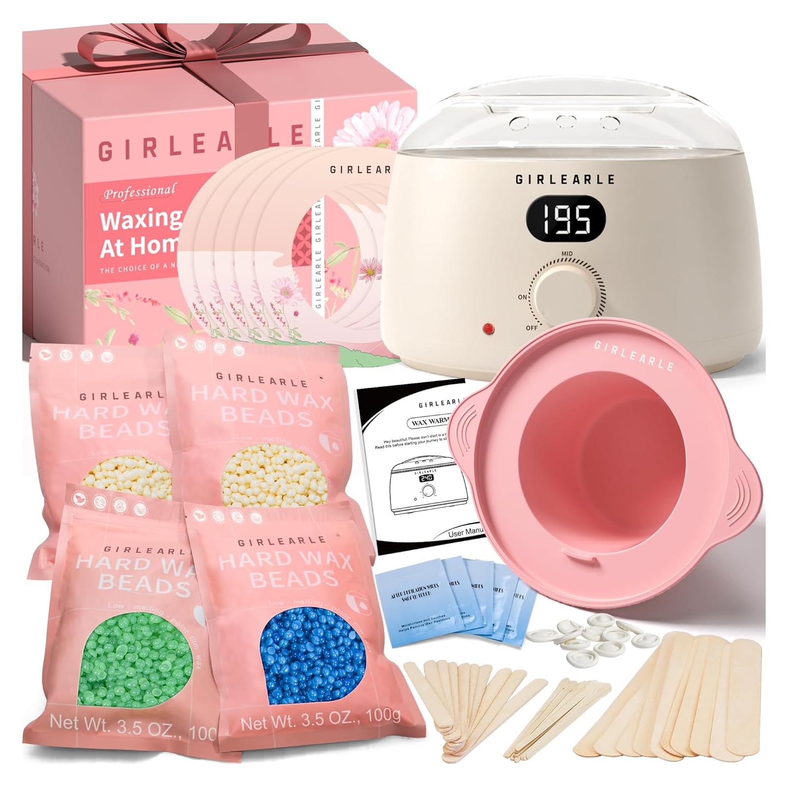 Kit de Cera Digital GIRLEARLE para Depilación en Casa 1.22kg