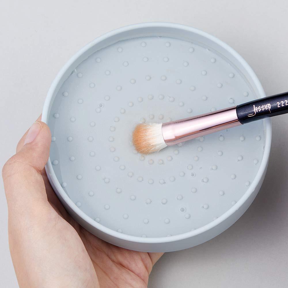 Alfombrilla de Limpieza de Brochas Jessup 2 en 1 Silicona