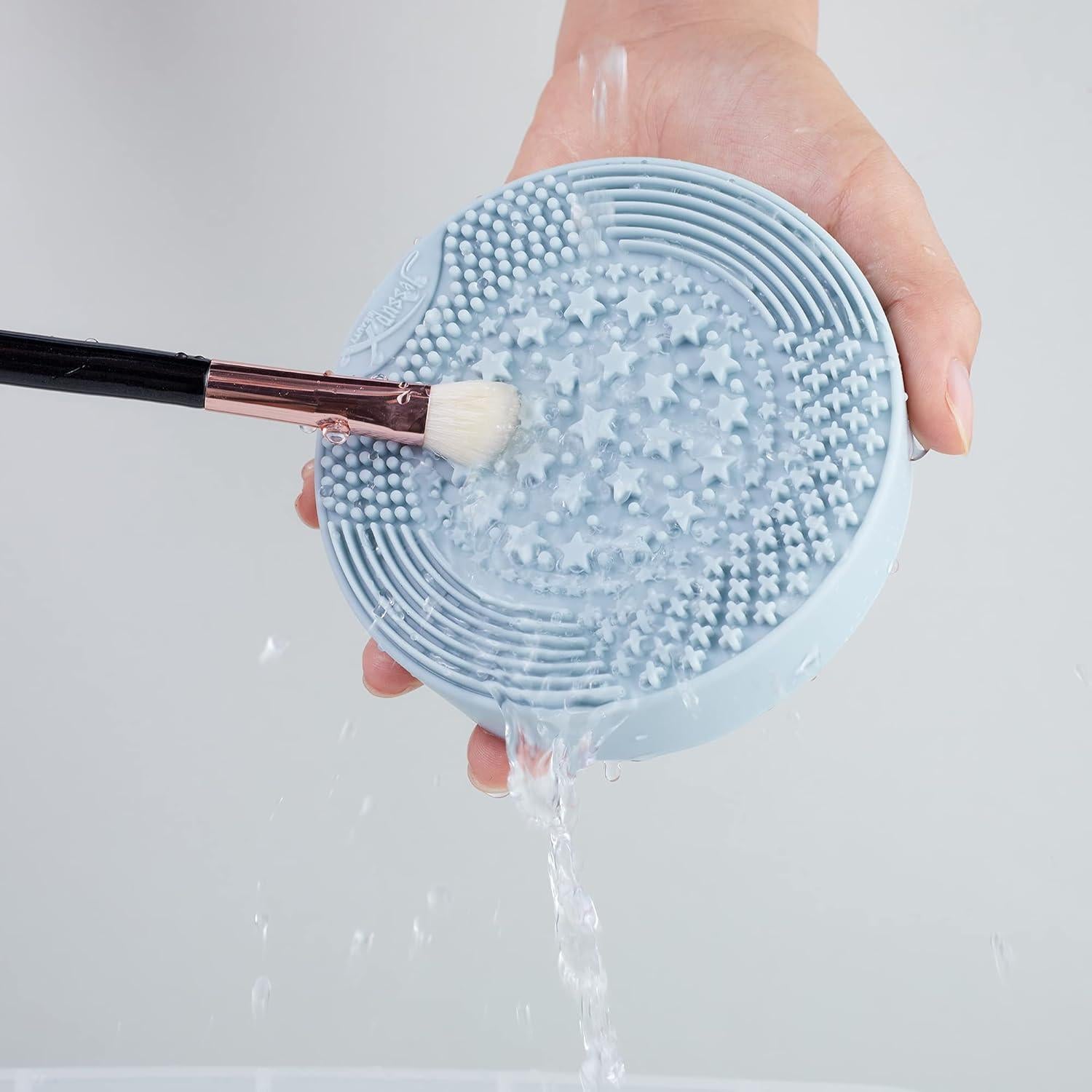 Alfombrilla de Limpieza de Brochas Jessup 2 en 1 Silicona