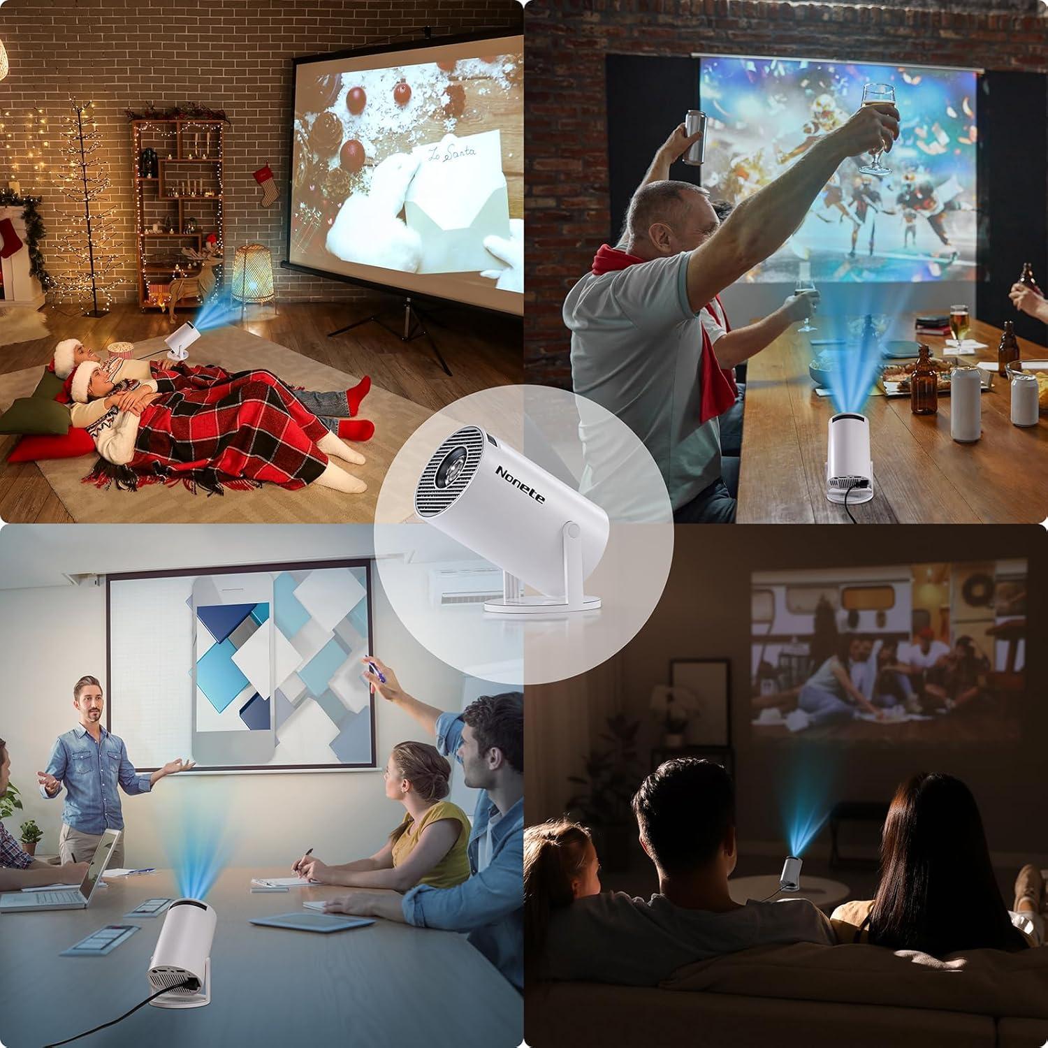 Proyector Mini Nonete NT20 1080P WiFi 6 Bluetooth 5.2