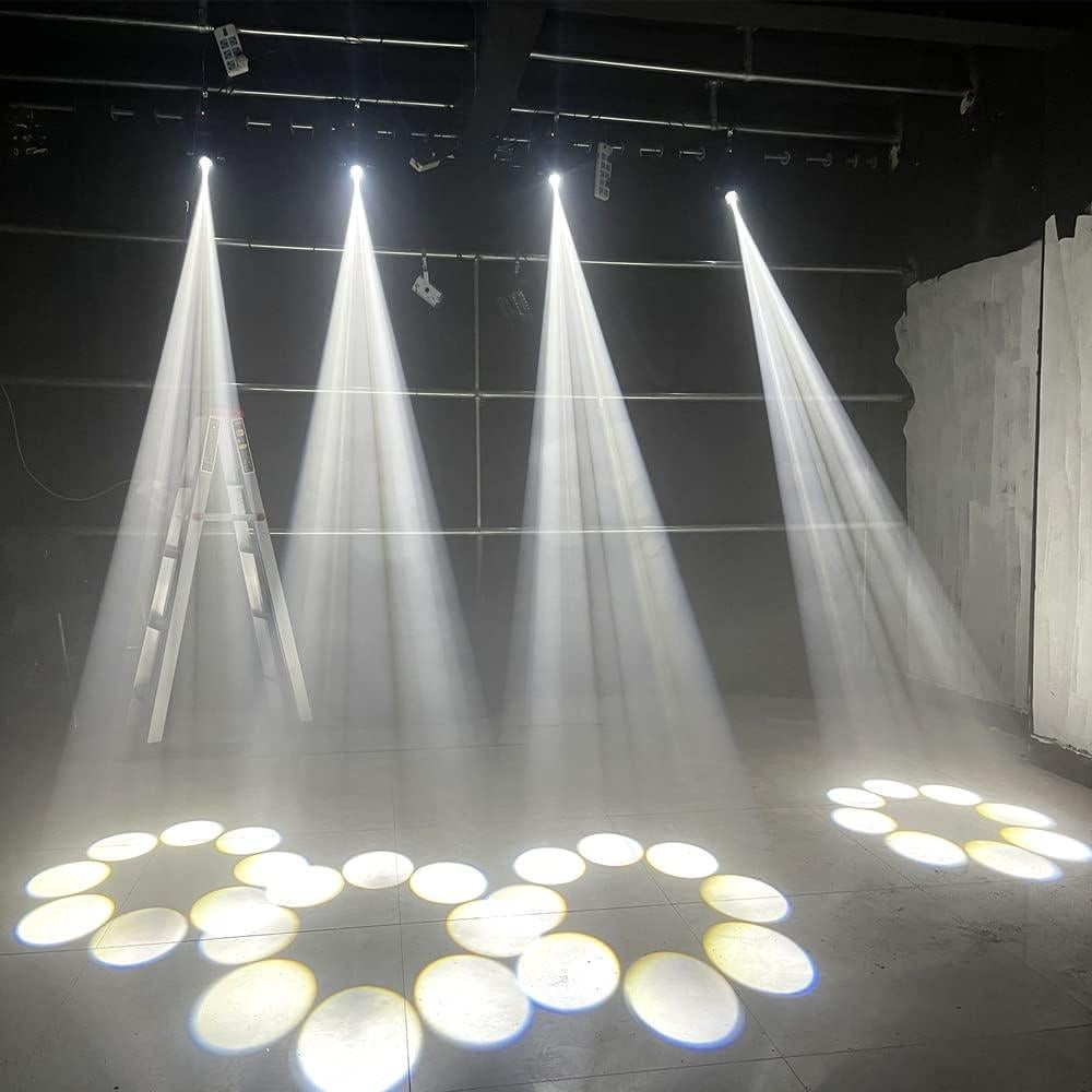 Cabeza Móvil DJXFLI 120W Luz LED con 8 Colores y Gobos