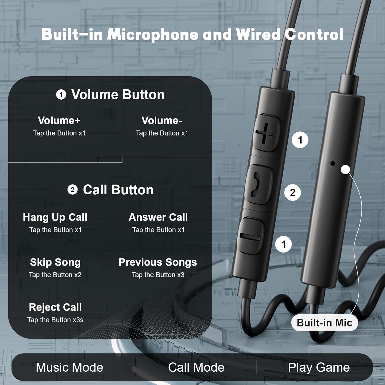 Auriculares USB C Gsangoo para iPhone 15/16 y Samsung Galaxy