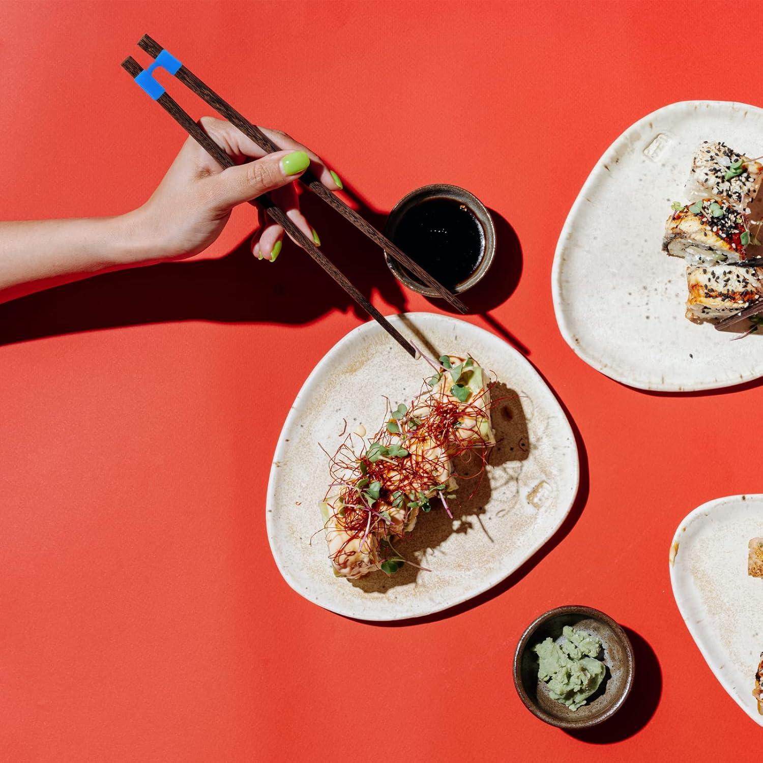 42 Ayudantes de Palillos Reutilizables Aswewamt - Entrenador de Palillos