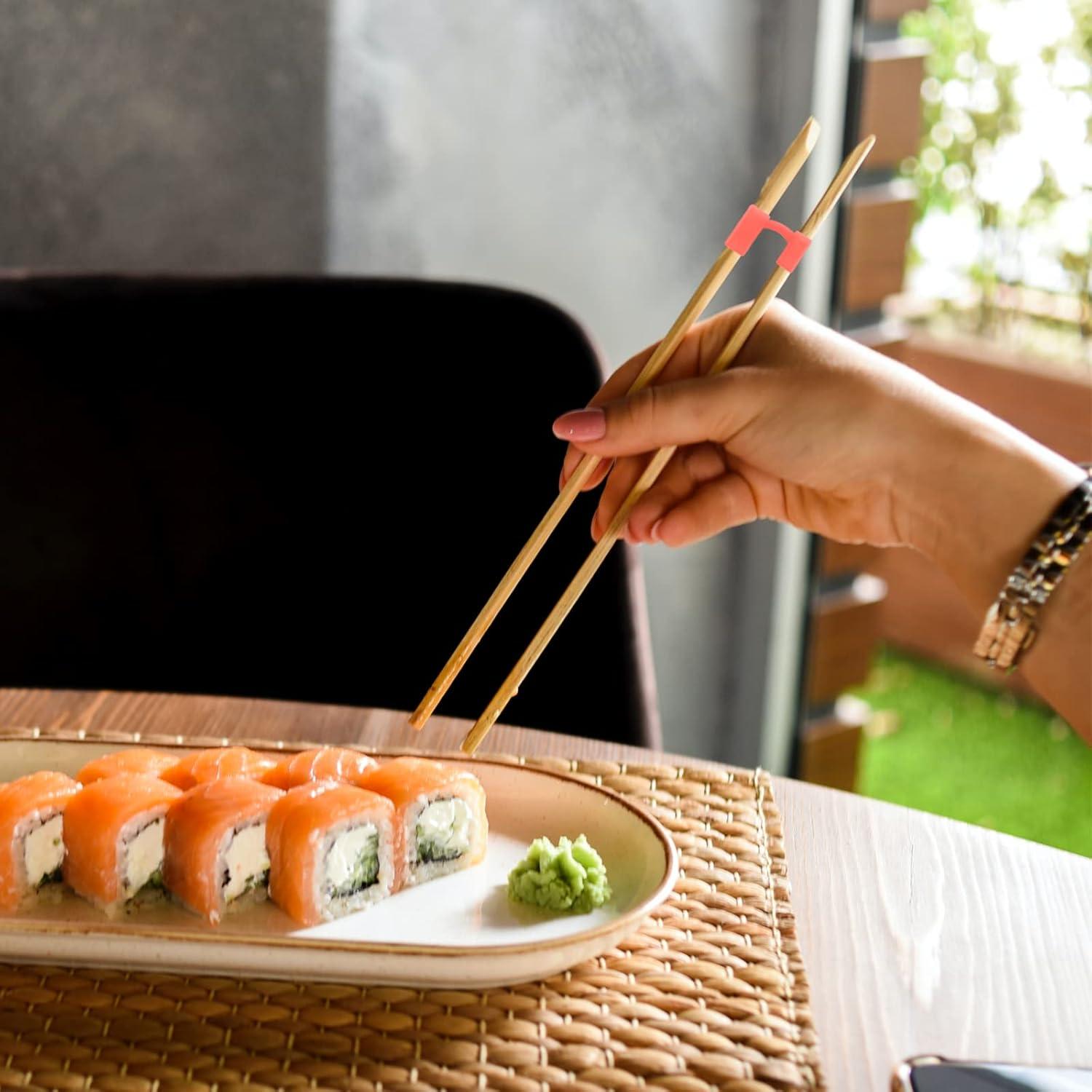 42 Ayudantes de Palillos Reutilizables Aswewamt - Entrenador de Palillos