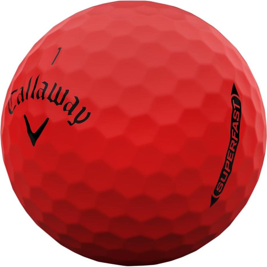 Pelotas de Golf Callaway CG BL Superfast 2025 Rojo 12 Pzas