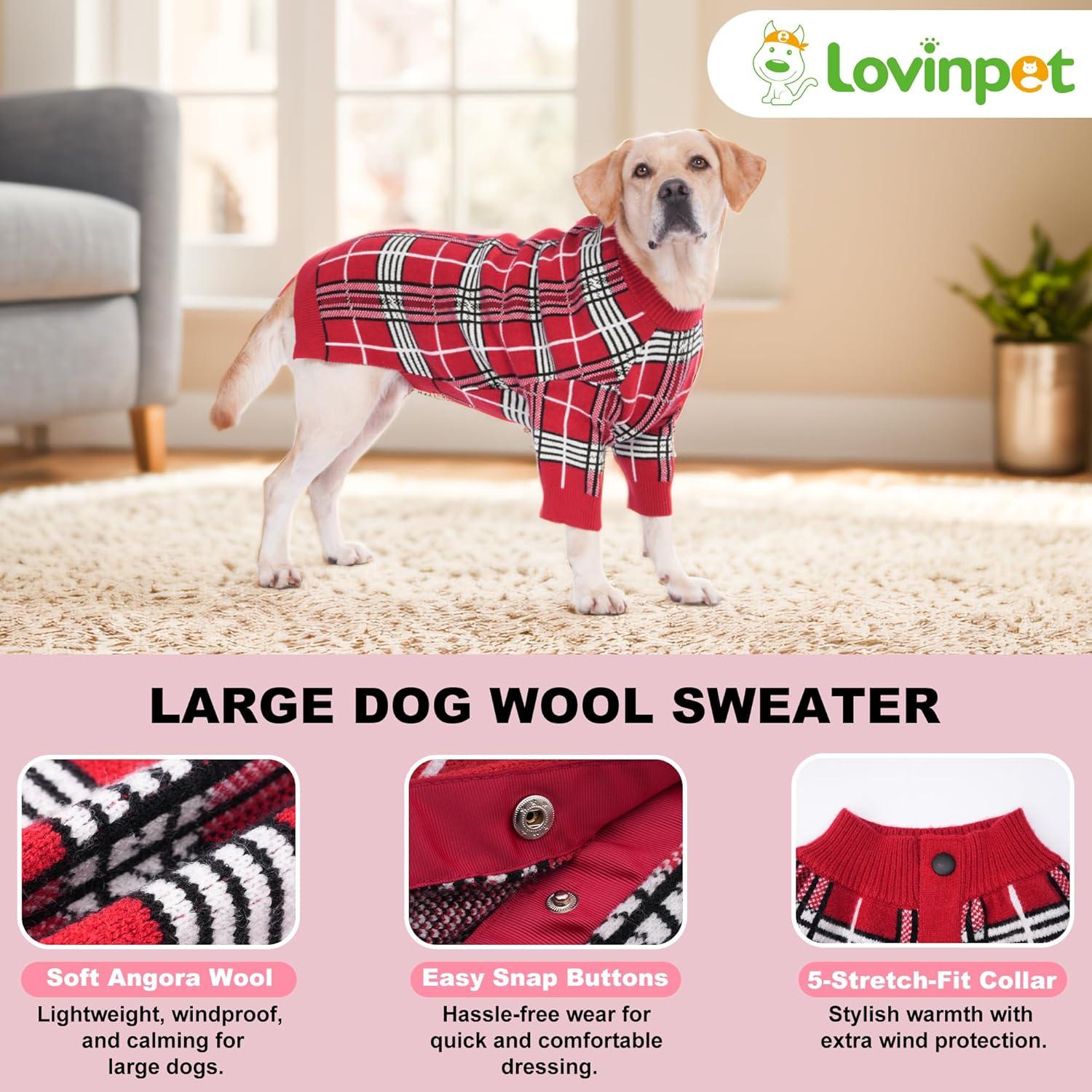 Suéter para Perros LovinPet - Diseño Británico XXL
